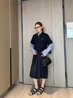 MiuMiu Clothing Skirts High Quality Replica
 Blue Dark Embroidery Spring/Summer Collection