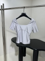 Chanel Vêtements Chemises & Chemisiers Gris Argent Séchage rapide 1 Chanel Vêtements Chemises & Chemisiers Gris Argent Séchage rapide