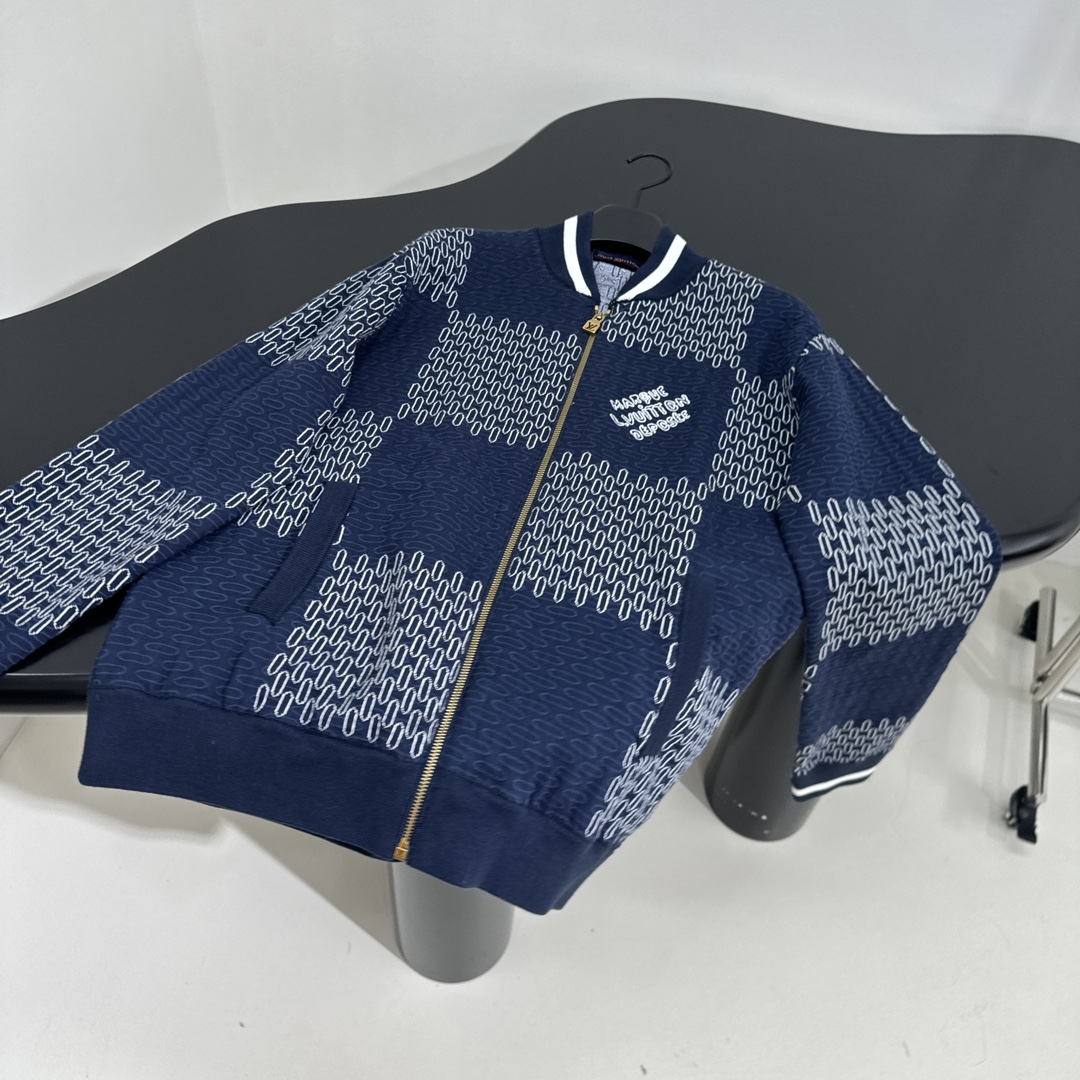 Dark Blue Single-Size Female Suit with Cotton Knitted Pilot Coat and Brand Prefix - 图片 7