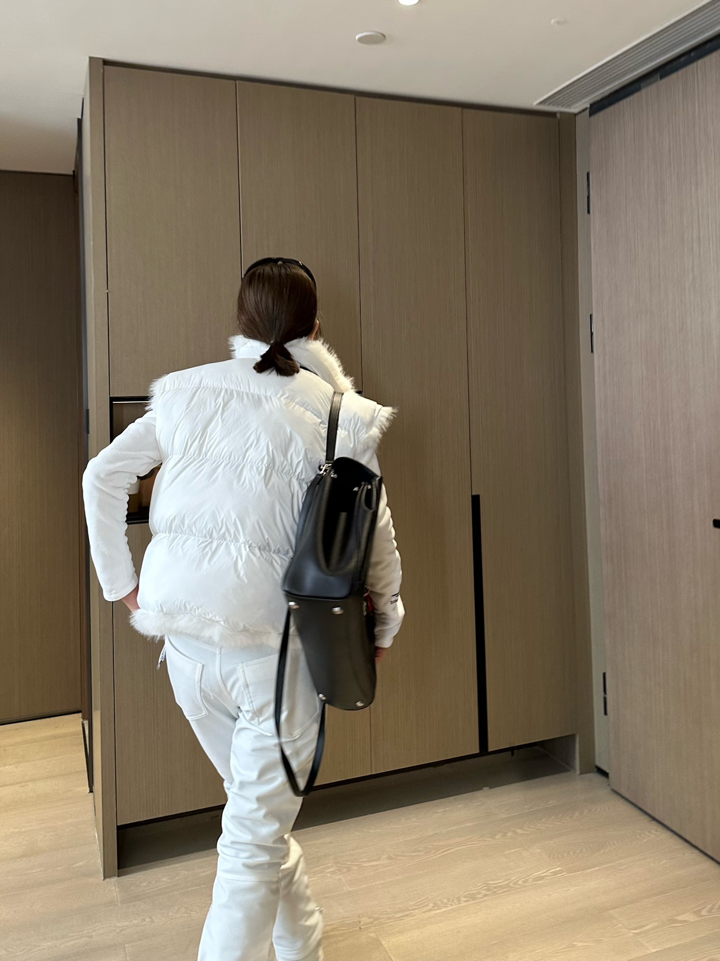 High-Quality Women’s Suit with Two-Faced Horse Armor and Fur Coat Detail - 图片 6