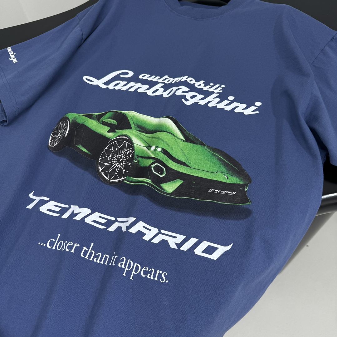 𝐵𝑎𝑙𝑒𝑛𝑐𝑖𝑎𝑔*25早春新品｜Automobili Lamborghini🛞联名合作廓形短袖T恤
独