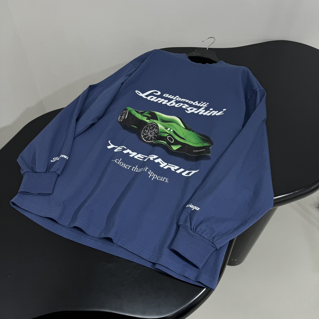 𝐵𝑎𝑙𝑒𝑛𝑐𝑖𝑎𝑔*25早春新品｜Automobili Lamborghini🛞联名合作廓形长袖T恤
独