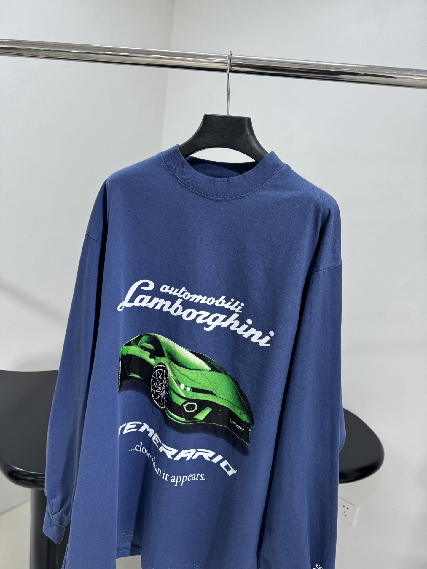 𝐵𝑎𝑙𝑒𝑛𝑐𝑖𝑎𝑔*25早春新品｜Automobili Lamborghini🛞联名合作廓形长袖T恤
独