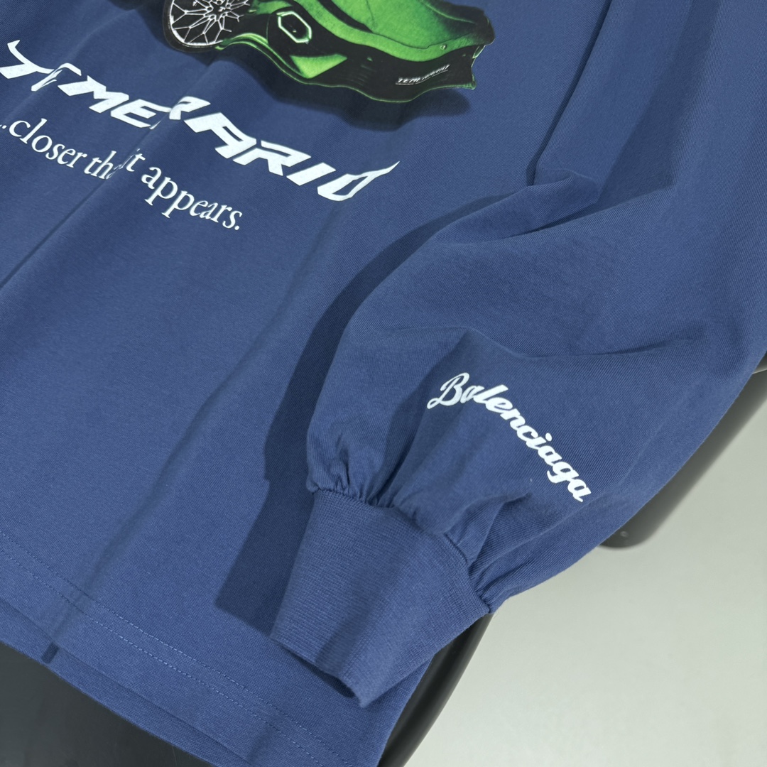 𝐵𝑎𝑙𝑒𝑛𝑐𝑖𝑎𝑔*25早春新品｜Automobili Lamborghini🛞联名合作廓形长袖T恤
独