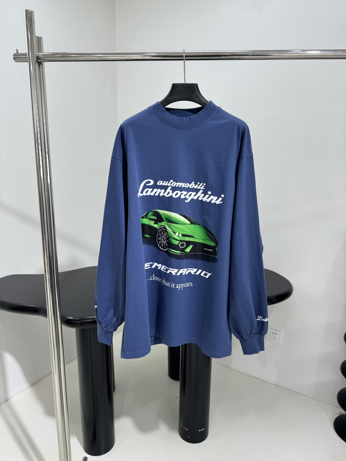 𝐵𝑎𝑙𝑒𝑛𝑐𝑖𝑎𝑔*25早春新品｜Automobili Lamborghini🛞联名合作廓形长袖T恤
独