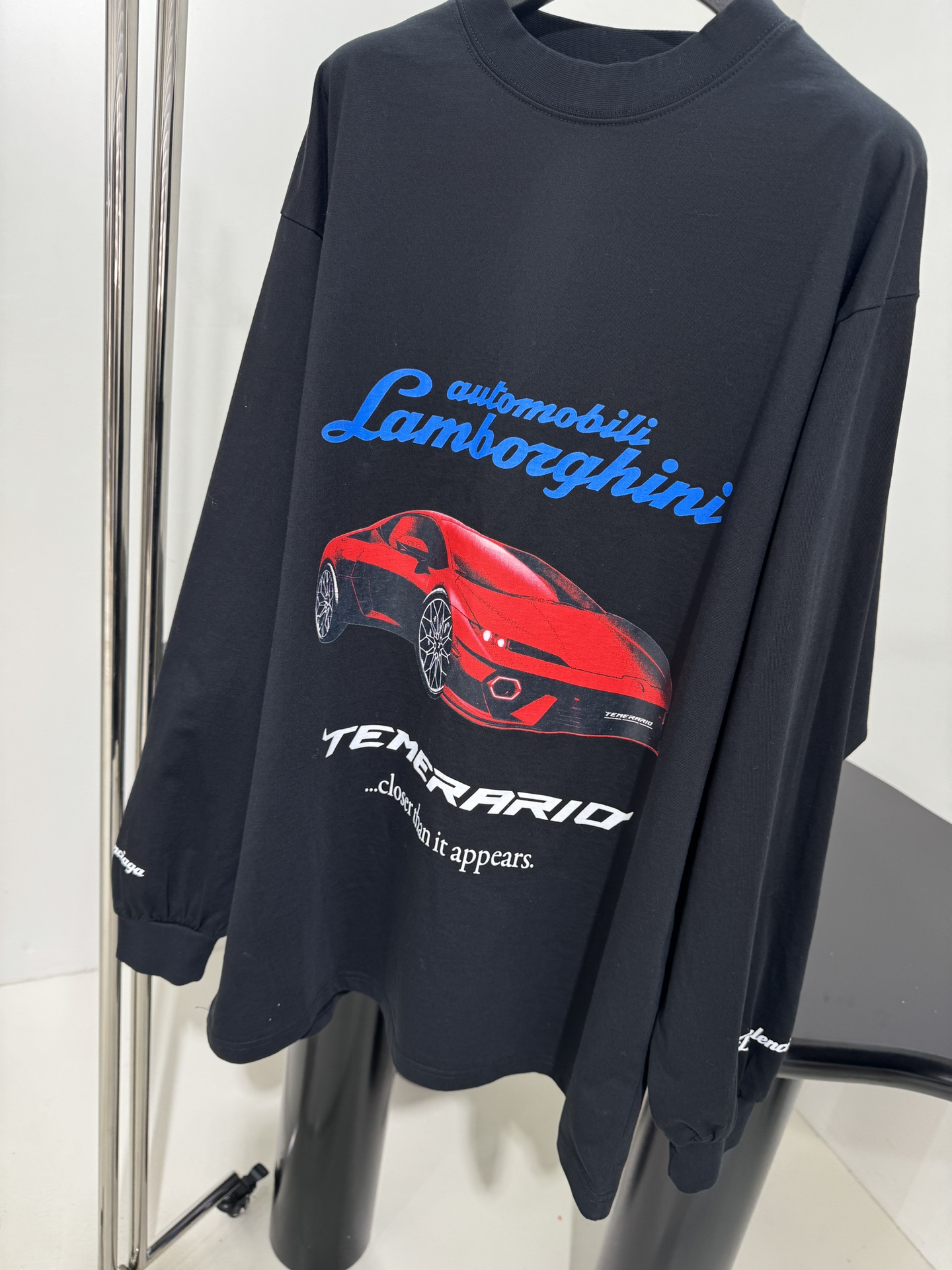𝐵𝑎𝑙𝑒𝑛𝑐𝑖𝑎𝑔*25早春新品｜Automobili Lamborghini🛞联名合作廓形长袖T恤
独