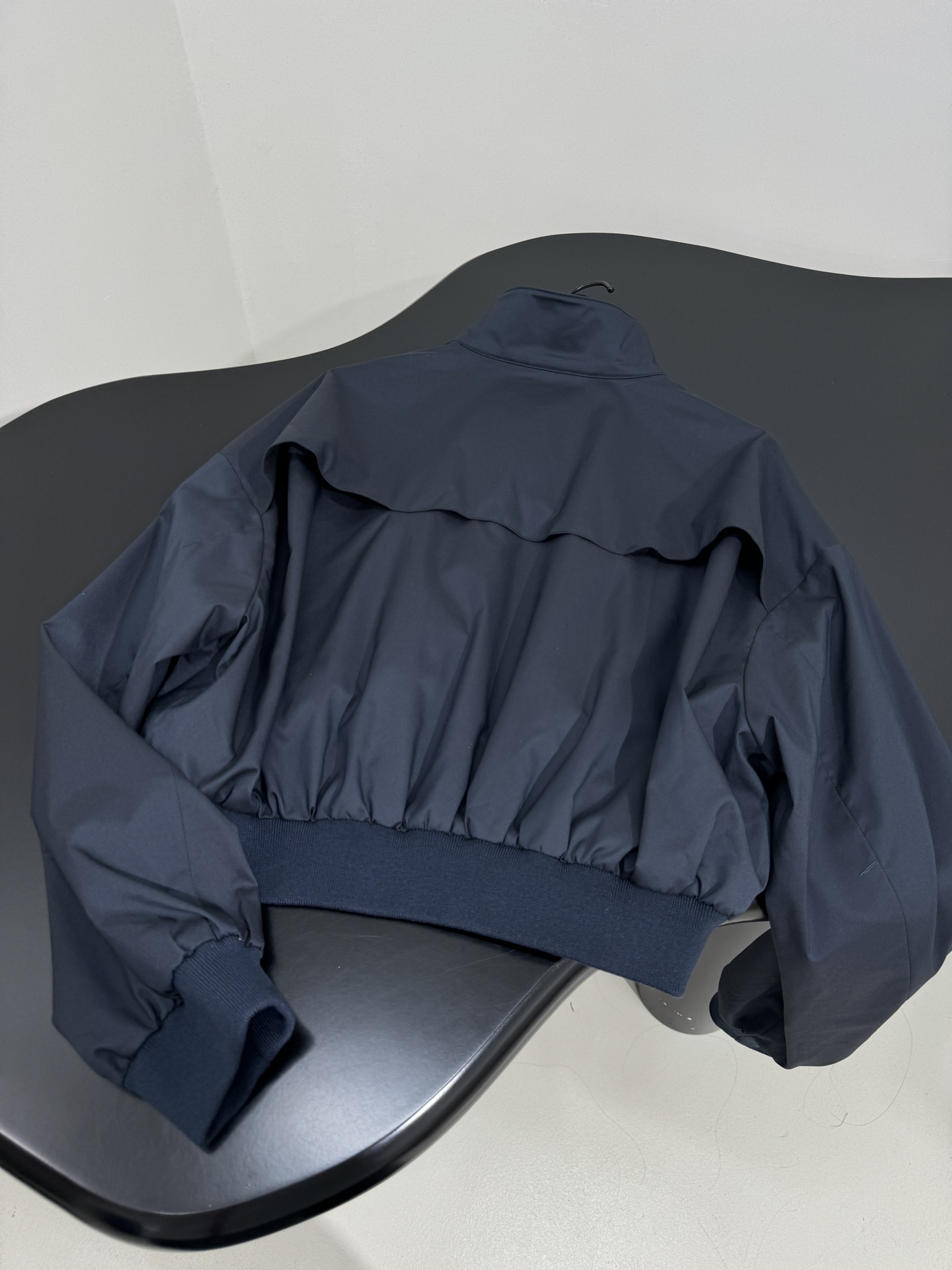 Miu Cotton Belted Jacket - Navy Blue Panama Cotton, Embroidered Logo, Unisex 9 i1747735904 8241 2