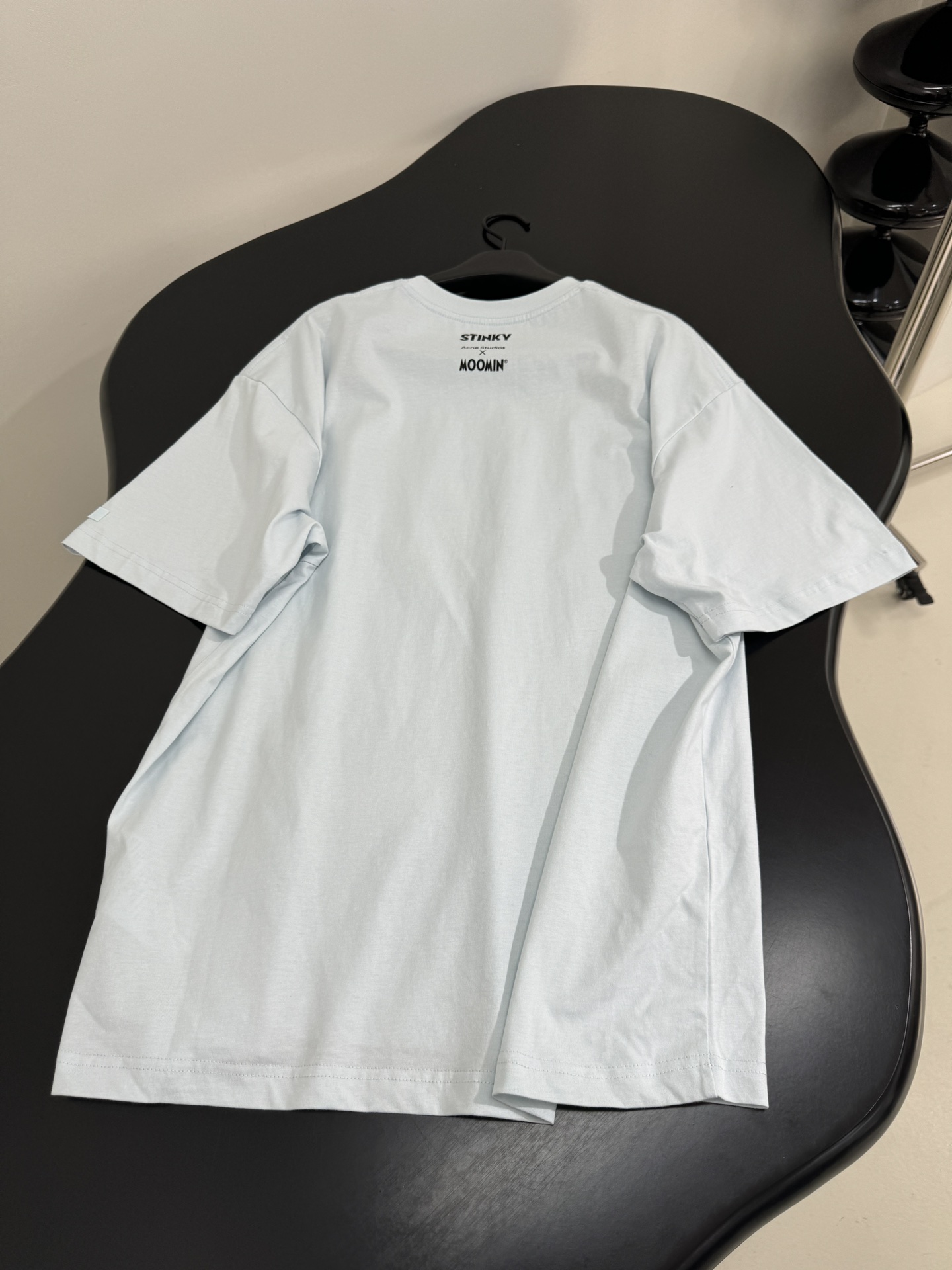 StudioX MOOMIN Cartoon T-Shirt: Cotton-Lined Fabric, Gender-Neutral Design, SkyBlue Color - 图片 9