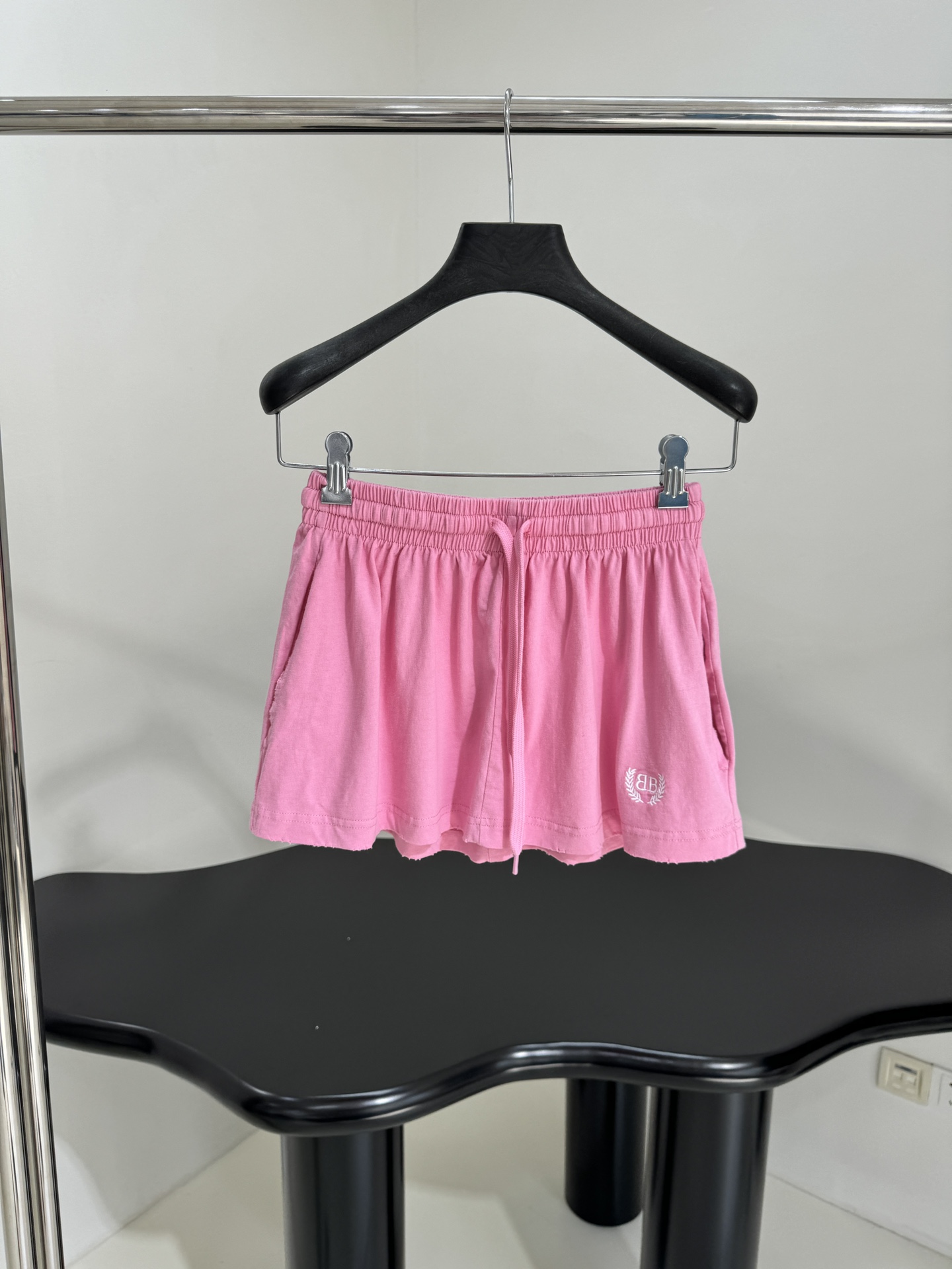Balenciaga Inspired Laurel Classic Football Shorts with Gender Equality Embroidery