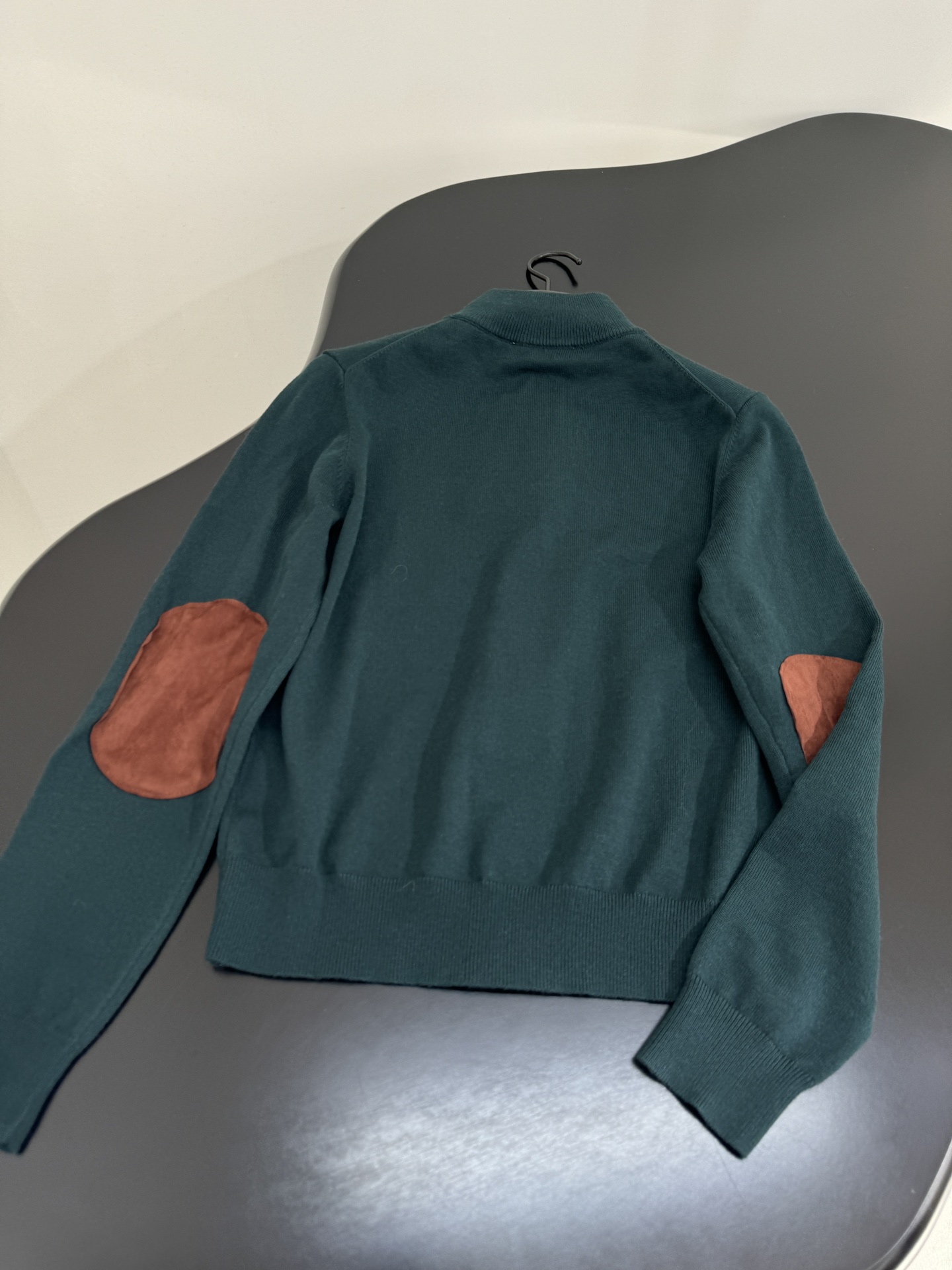 MIU MIU Wool Cardigan - Pine Green Knit with Logo Embroidery 10 i1756799339 6359 8