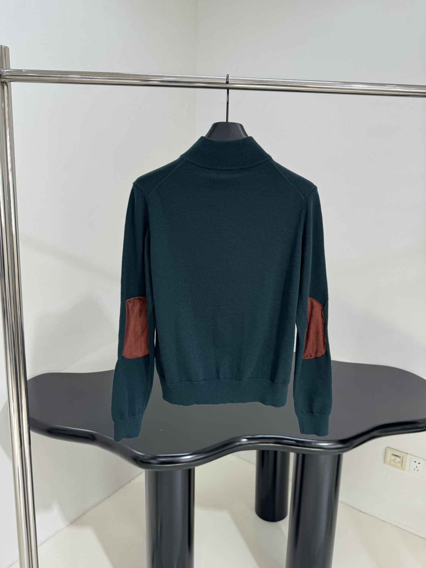 MIU MIU Wool Cardigan - Pine Green Knit with Logo Embroidery 4 i1756799339 9019 5