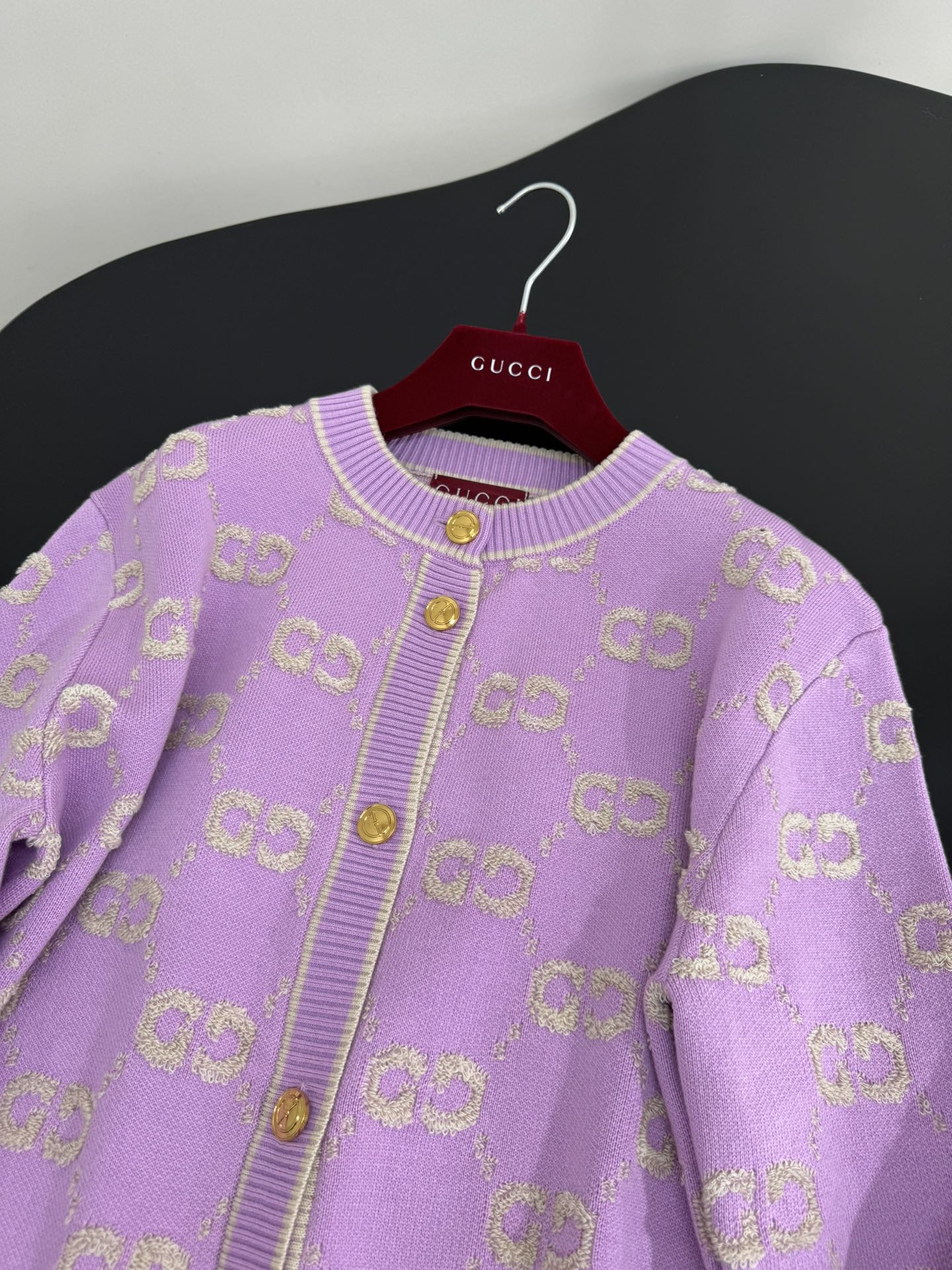 Gucci Wool Jacquard Cardigan with Interlocking G Embroidery 6 i1760604701 2991 2