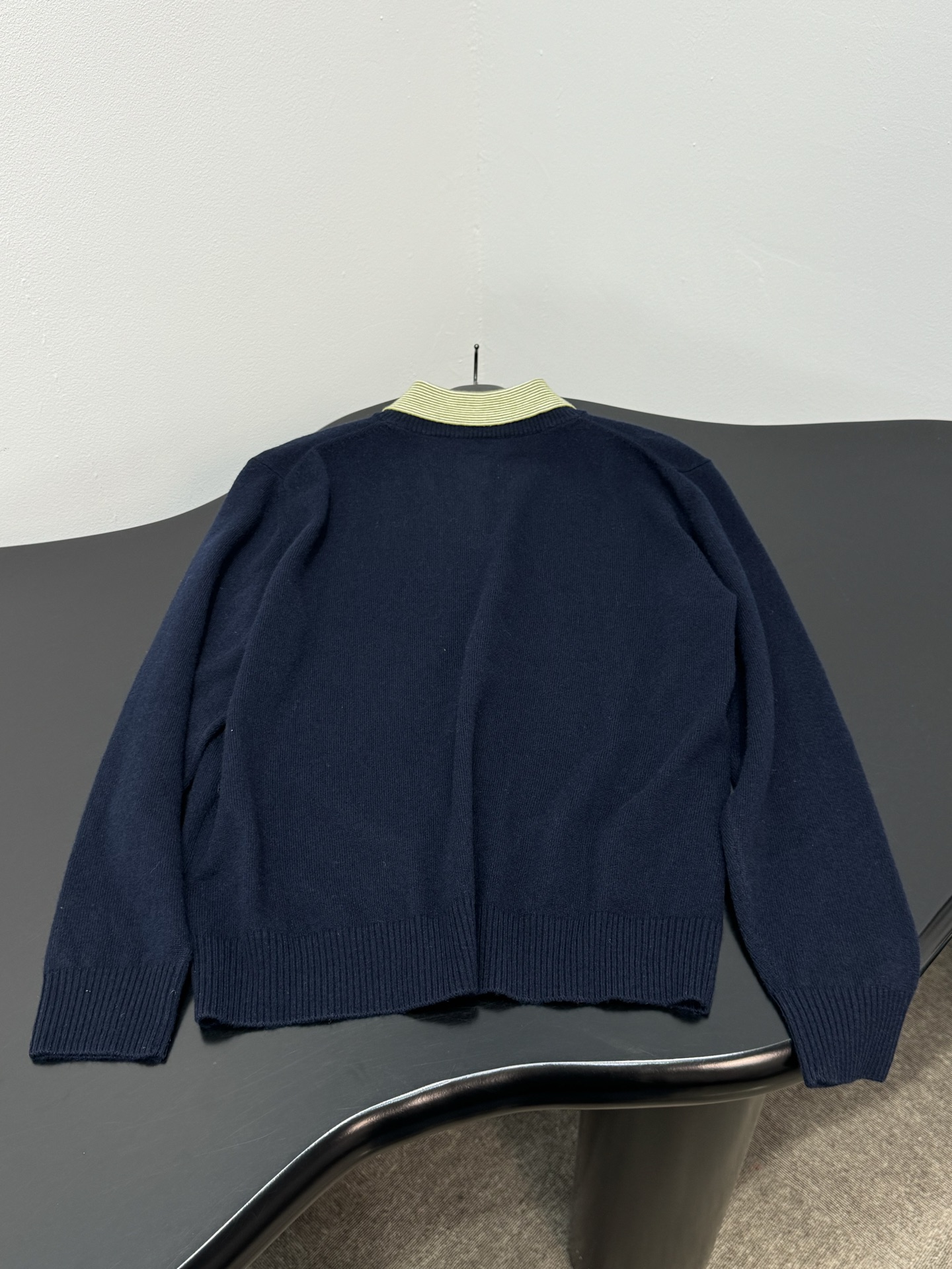 Miu Miu Preppy Fake Two-Piece Collar Knit Sweater