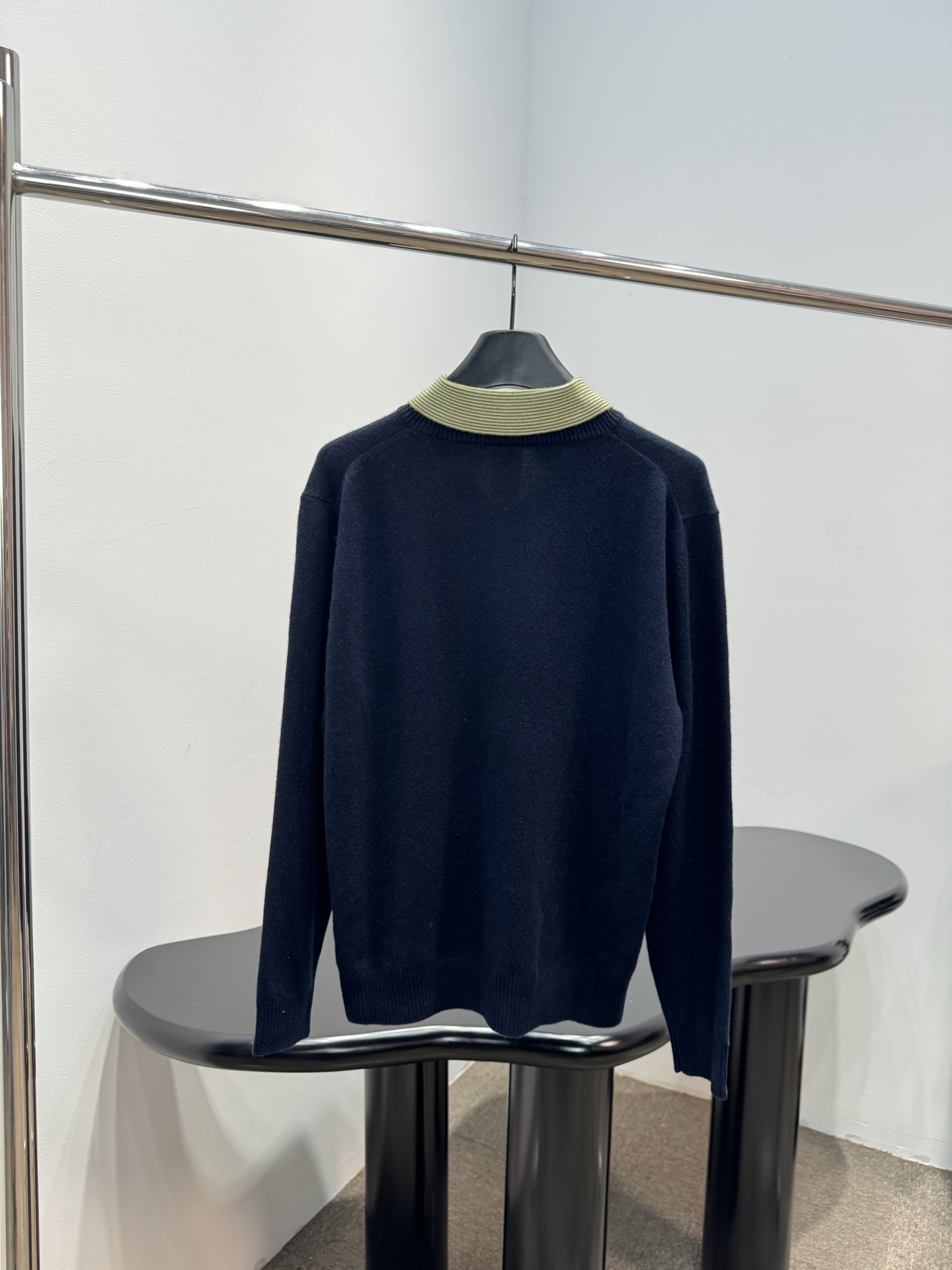 Miu Miu Preppy Fake Two-Piece Collar Knit Sweater