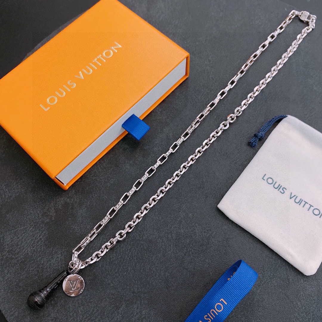 Replica Designer
 Louis Vuitton 1:1
 Jewelry Necklaces & Pendants Unisex Vintage Chains