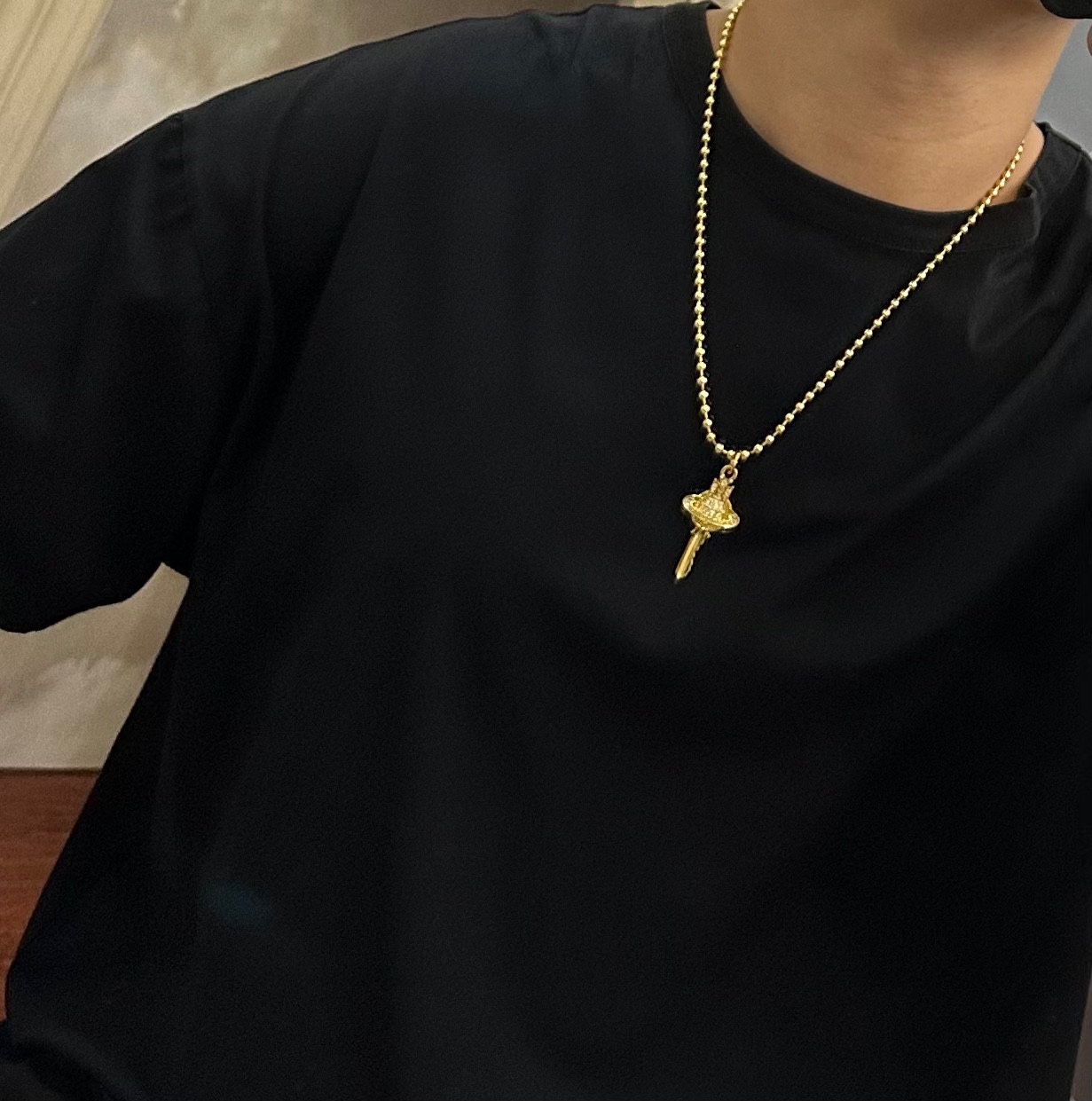 高品质经典大土星项链男女同款60cm项链viviennewestwood西太后土星项链！英国时装设计师时