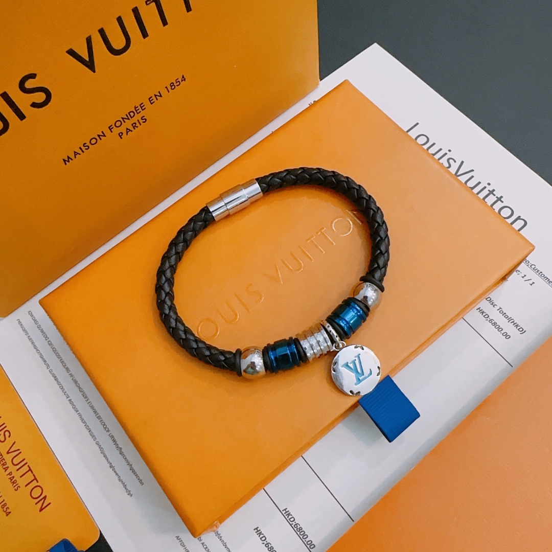 Louis Vuitton Sieraden Armbanden Unisex Koeienhuid Vintage Kettingen