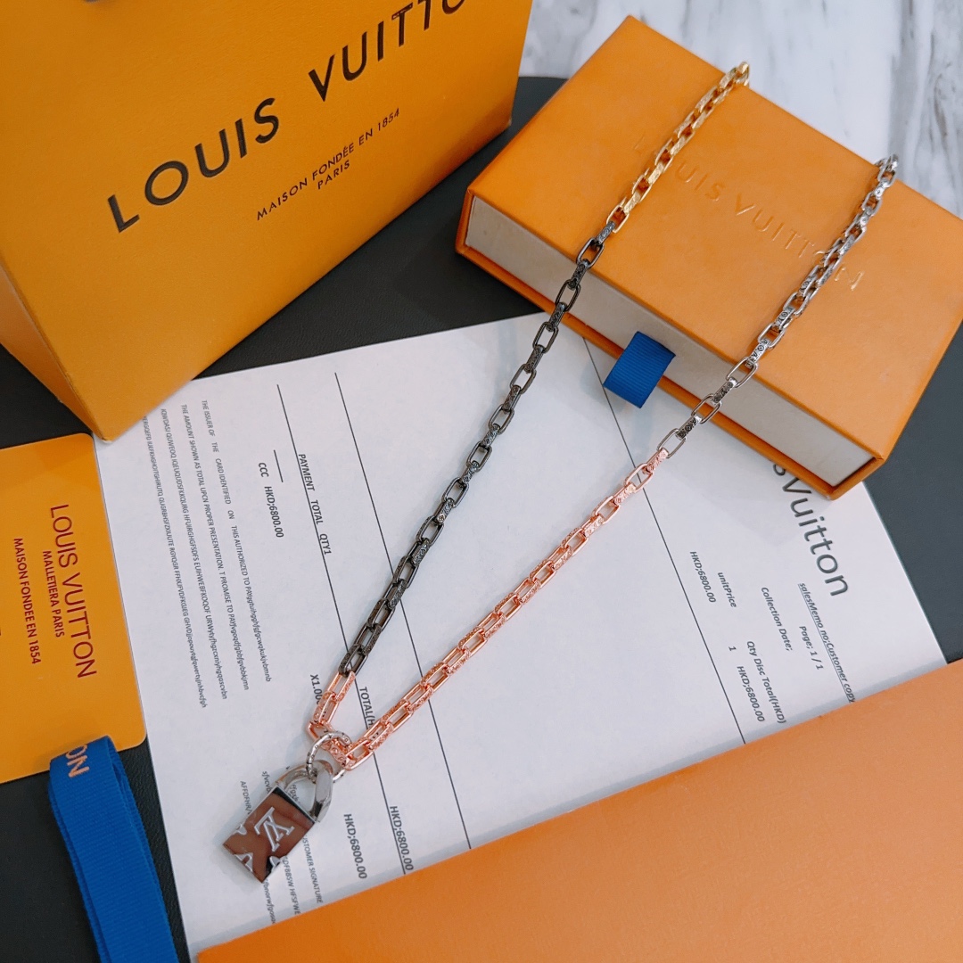 Louis Vuitton Joalheria Colares & Pendents Unissexo Vintage Correntes