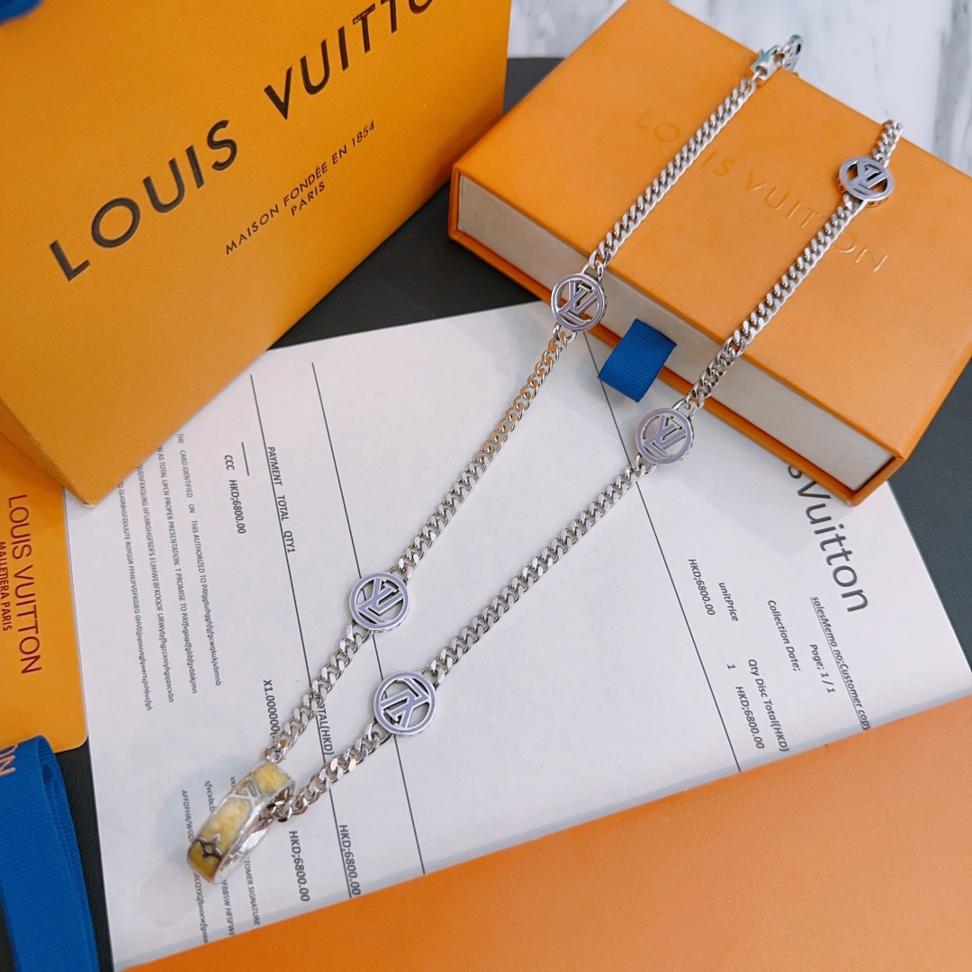 Louis Vuitton Joalheria Colares & Pendents Unissexo Vintage Correntes