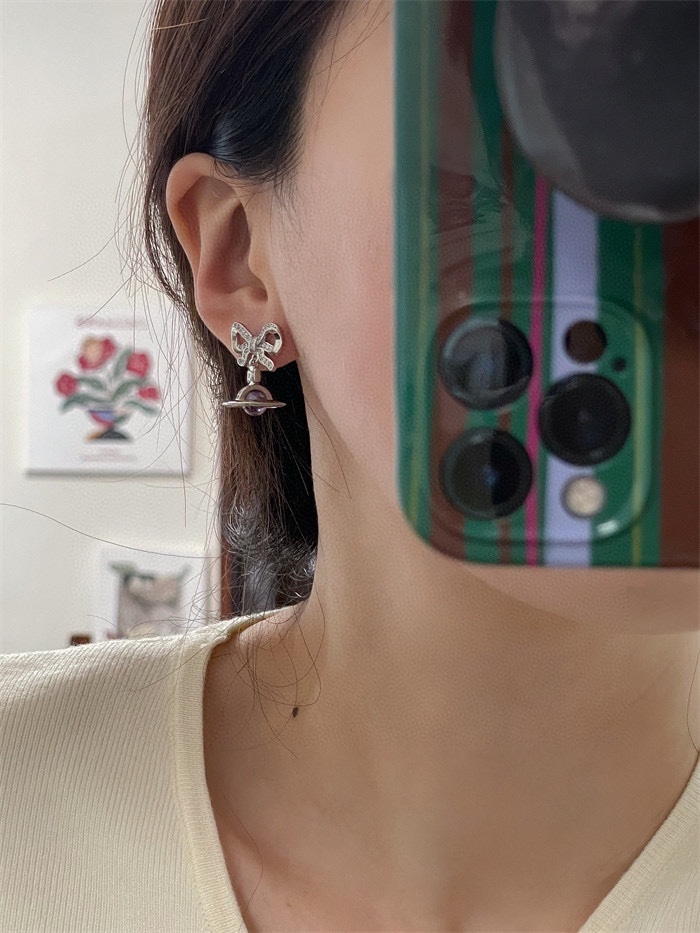 vivienne westwood西太后耳环土星 5