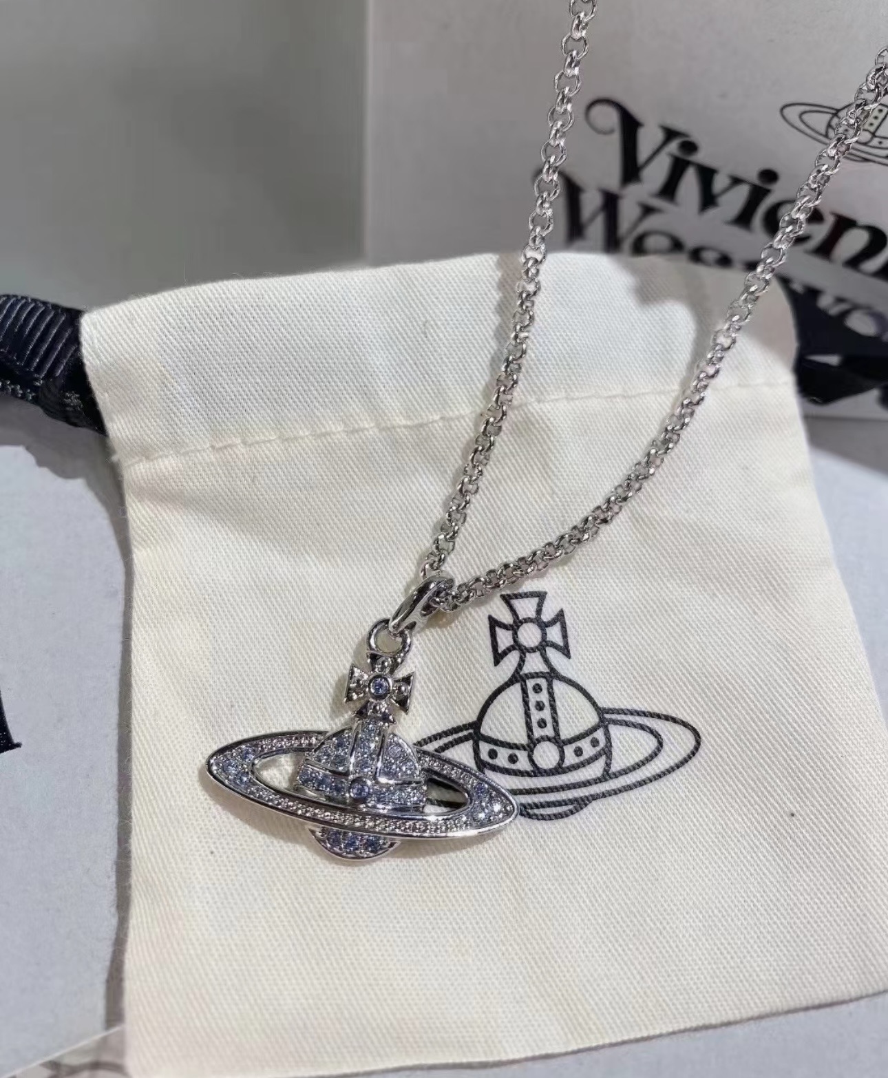 vivienne westwood西太后项链土星项链 6
