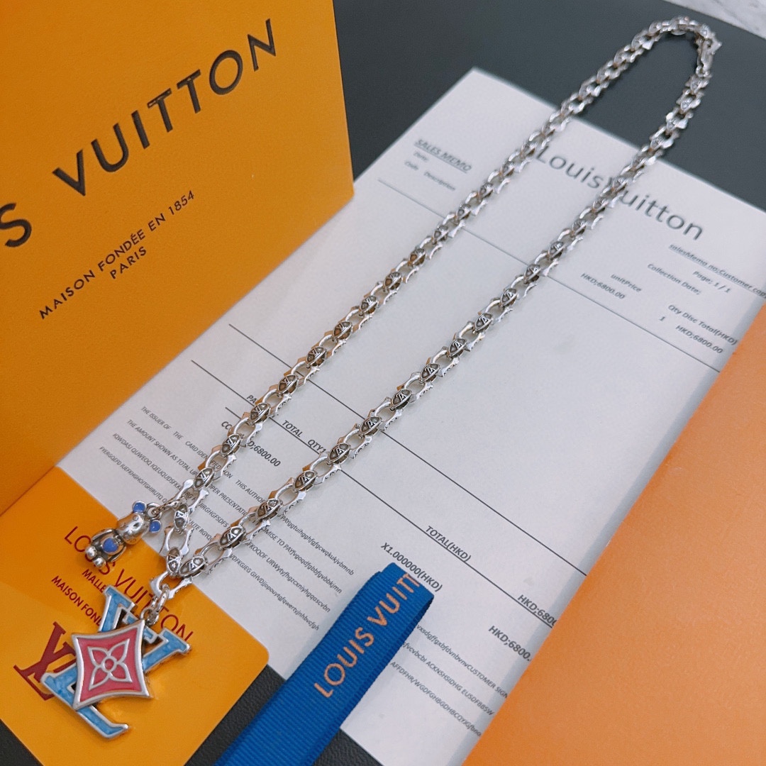 Buy 1:1
 Louis Vuitton Jewelry Necklaces & Pendants Shop Cheap High Quality 1:1 Replica
 Unisex Vintage Chains