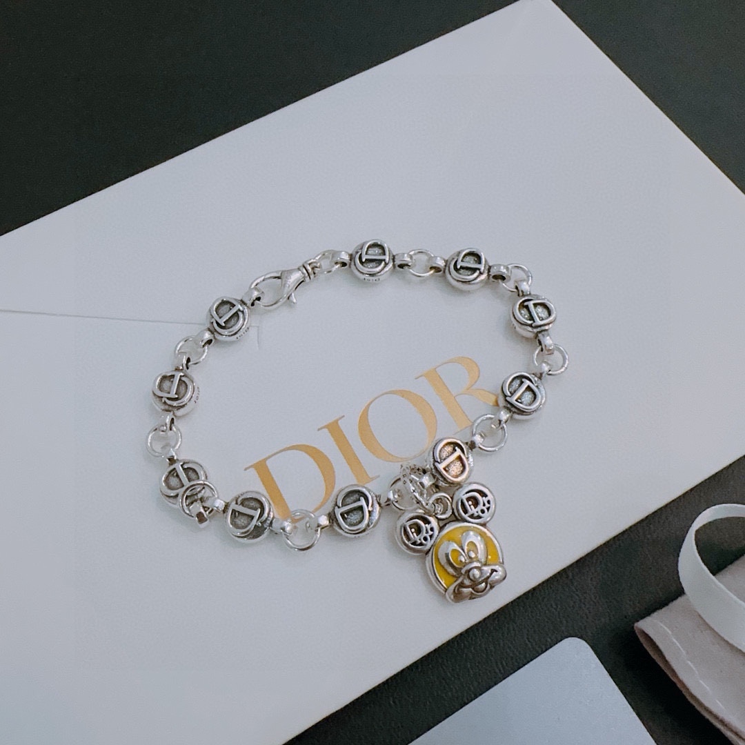 Dior Jewelry Bracelet Unisex Vintage Chains