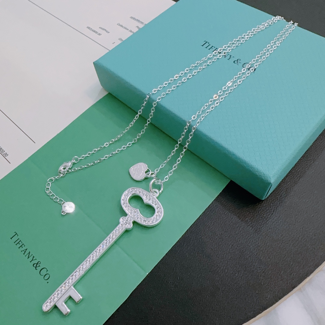 蒂芙尼TIFFNY&CO.专柜精工银版本明星同款复古做旧风原版复刻纯手工打造正品开模潮流时尚必备男女均可