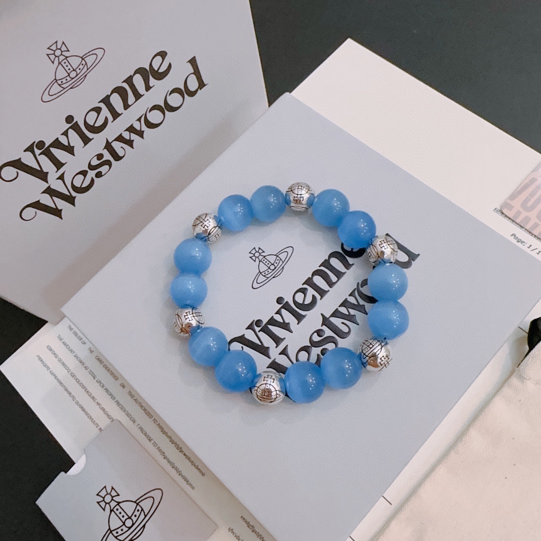 “Western Style Handmade Silver Bracelets with Cat-Eye Design and Unique Elements” - 图片 2