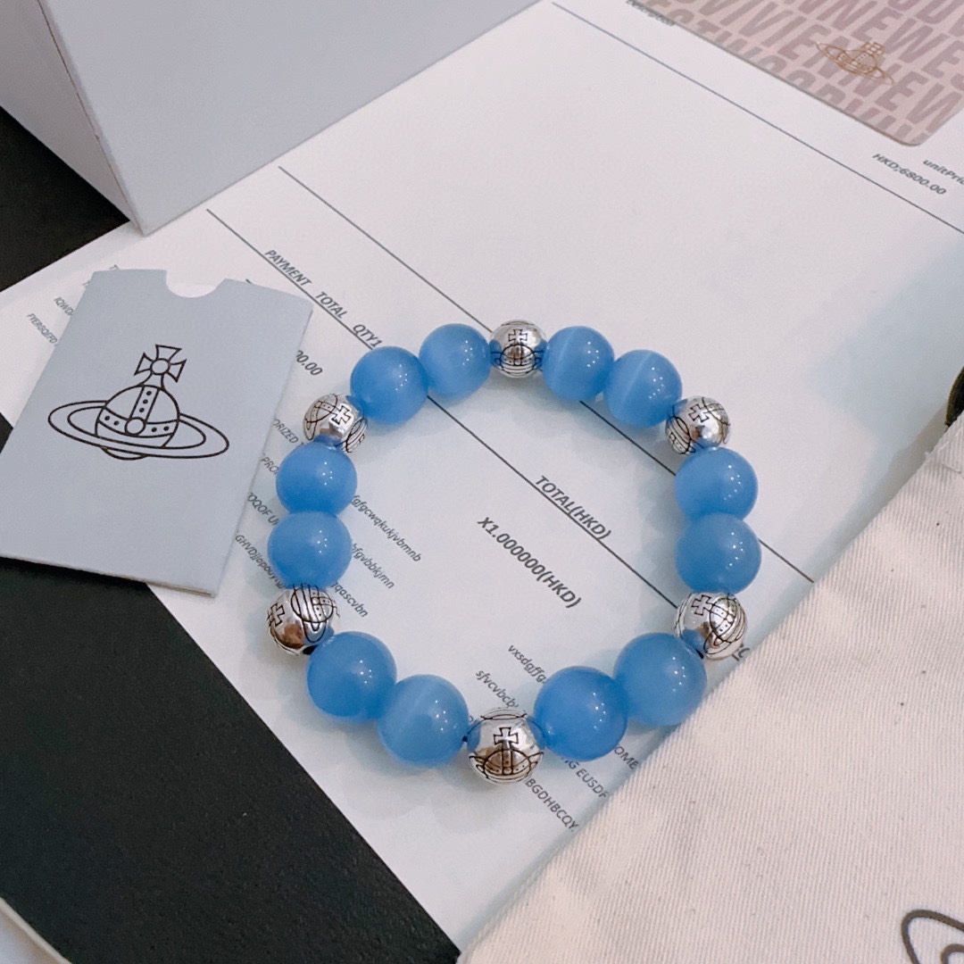 “Western Style Handmade Silver Bracelets with Cat-Eye Design and Unique Elements” - 图片 8