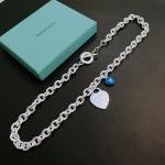 Tiffany necklace f Tiffny & CO. Counter Seiko silver version of the same retro old -fashioned old -fashioned original handmade creation ~ authentic open mold 💝 trendy fashionable men and women can wear couples with the same rock punk silver style (55cm) 1 Tiffany necklace f Tiffny & CO. Counter Seiko silver version of the same retro old -fashioned old -fashioned original handmade creation ~ authentic open mold 💝 trendy fashionable men and women can wear couples with the same rock punk silver style (55cm)