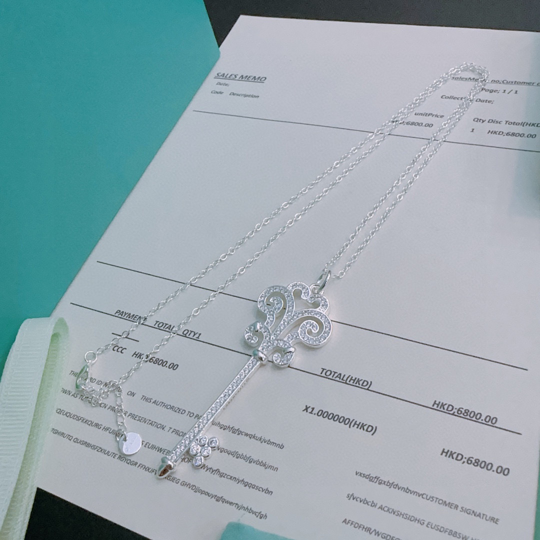 NO:107911,Tiffany TIFFNY&CO. The counter Seiko silver version has the same style as the stars, retro and old style, original reproduction, purely handmade, authentic model opening, fashion essentials, both men and women can wear, couple style, rock punk silver style, trendy and versatile, same style as the official website (adjustable 60cm), fine jewelry, tiffany19860909蒂芙尼 TIFFNY&CO. 专柜精工银版本明星同款 复古做旧风 原版复刻 纯手工打造 ～正品开模潮流时尚必备 男女均可佩戴 情侣款同款 摇滚朋克银风格 潮流百搭 官网同款（60cm可调节）,饰品精品,tiffany,Jewelry