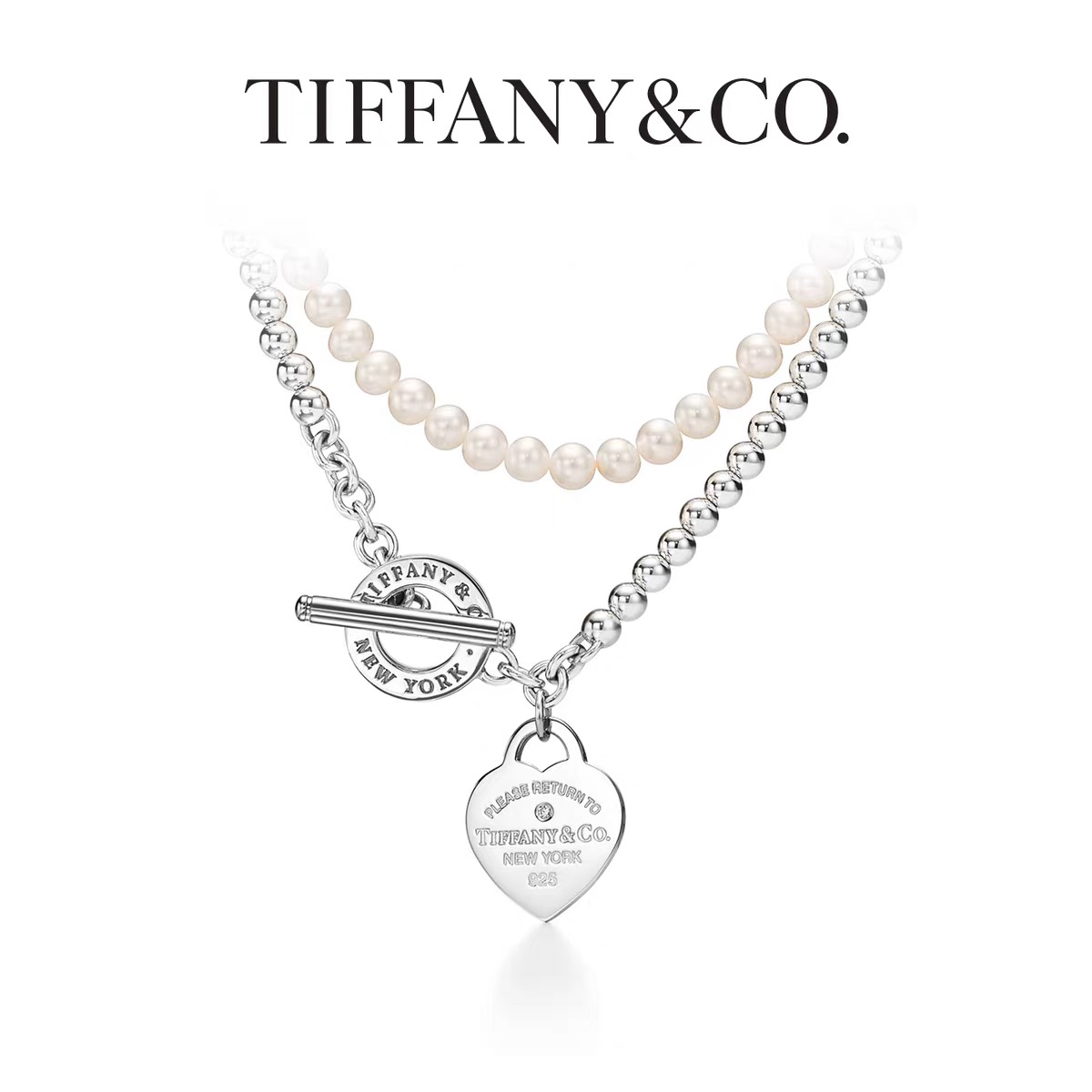 NO:108992,Tiffany Necklace TIFFNY&CO. Counter Seiko Silver Version (necklace bracelet double straps) same style, retro and old style, original reproduction, pure handmade, authentic model opening trendy and fashion essentials, both men and women can wear, couple style, rock punk silver style, trendy and versatile, same style on the official website (55cm), jewelry boutique, tiffany, necklace, bracelet19860909蒂芙尼项链 TIFFNY&CO. 专柜精工银版本（可项链手链双带）明星同款 复古做旧风 原版复刻 纯手工打造 ～正品开模潮流时尚必备 男女均可佩戴 情侣款同款 摇滚朋克银风格 潮流百搭 官网同款（55cm）,饰品精品,tiffany,necklace,bracelet,Jewelry