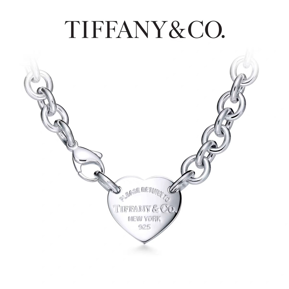 NO:115043,Genuine new Tiffany necklace TIFFNY&CO. Counter Seiko Silver Version The same style as the stars Retro and old style Original reproduction Pure handmade authentic fashion essential for opening molds and fashion, both men and women can wear it, couples style same style, rock punk silver style, trendy and versatile, same style on the official website, fine jewelry, tiffany, necklace19860909正品新款蒂芙尼项链 TIFFNY&CO. 专柜精工银版本 明星同款 复古做旧风 原版复刻 纯手工打造 正品开模潮流时尚必备 男女均可佩戴 情侣款同款 摇滚朋克银风格 潮流百搭 官网同款,饰品精品,tiffany,necklace,Jewelry