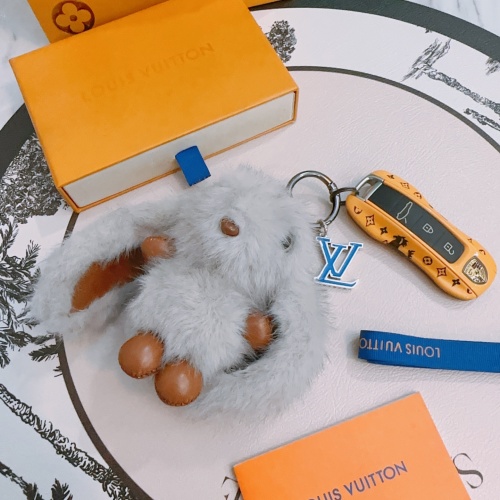 Louis Vuitton Anger Forest Rabbit Key Chain Bag Charm, Gray 1 Louis Vuitton Anger Forest Rabbit Key Chain Bag Charm, Gray