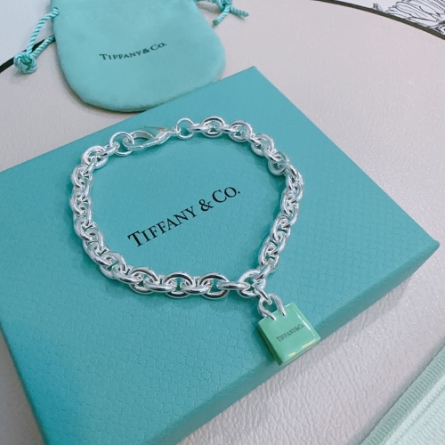 Tiffany & Co. Silver Charm Bracelet - Retro Punk Style, Unisex Design
