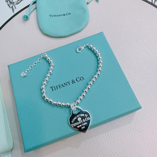 Tiffany & Co. Heart Tag Bead Bracelet - Sterling Silver, Retro Style 1 Tiffany & Co. Heart Tag Bead Bracelet - Sterling Silver, Retro Style