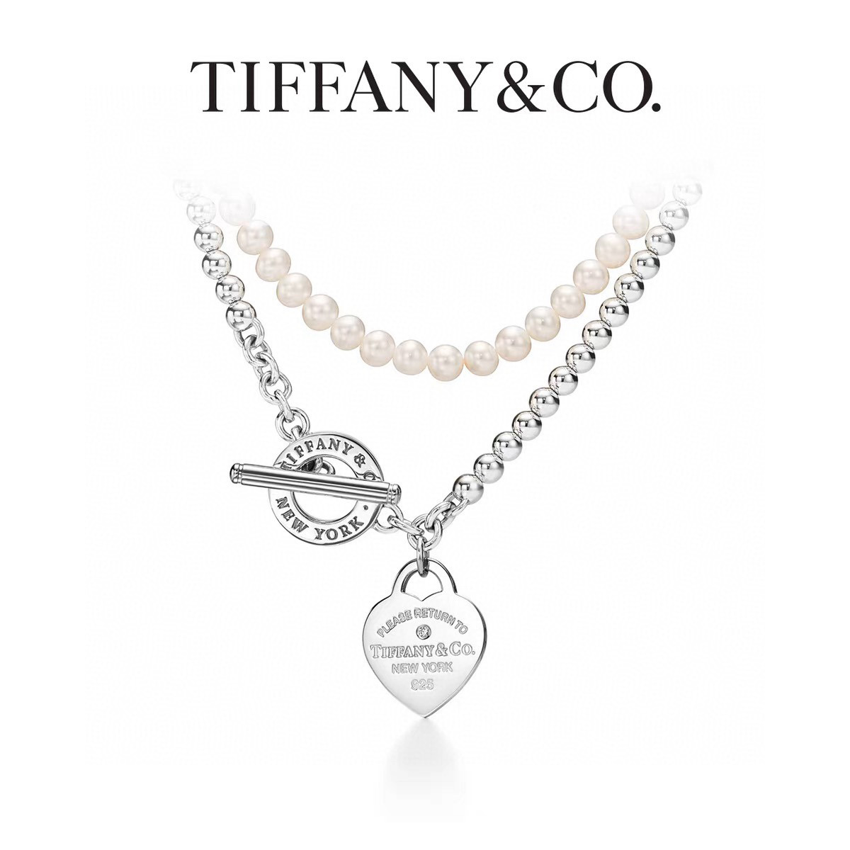 NO:113525,Tiffany Necklace TIFFNY&CO. Counter Seiko Silver Version (necklace bracelet double straps) same style, retro and old style, original reproduction, pure handmade, authentic model opening trendy and fashion essentials, both men and women can wear, couple style, rock punk silver style, trendy and versatile, same style on the official website (55cm), jewelry boutique, tiffany, necklace, bracelet19860909蒂芙尼项链 TIFFNY&CO. 专柜精工银版本（可项链手链双带）明星同款 复古做旧风 原版复刻 纯手工打造 ～正品开模潮流时尚必备 男女均可佩戴 情侣款同款 摇滚朋克银风格 潮流百搭 官网同款（55cm）,饰品精品,tiffany,necklace,bracelet,Jewelry