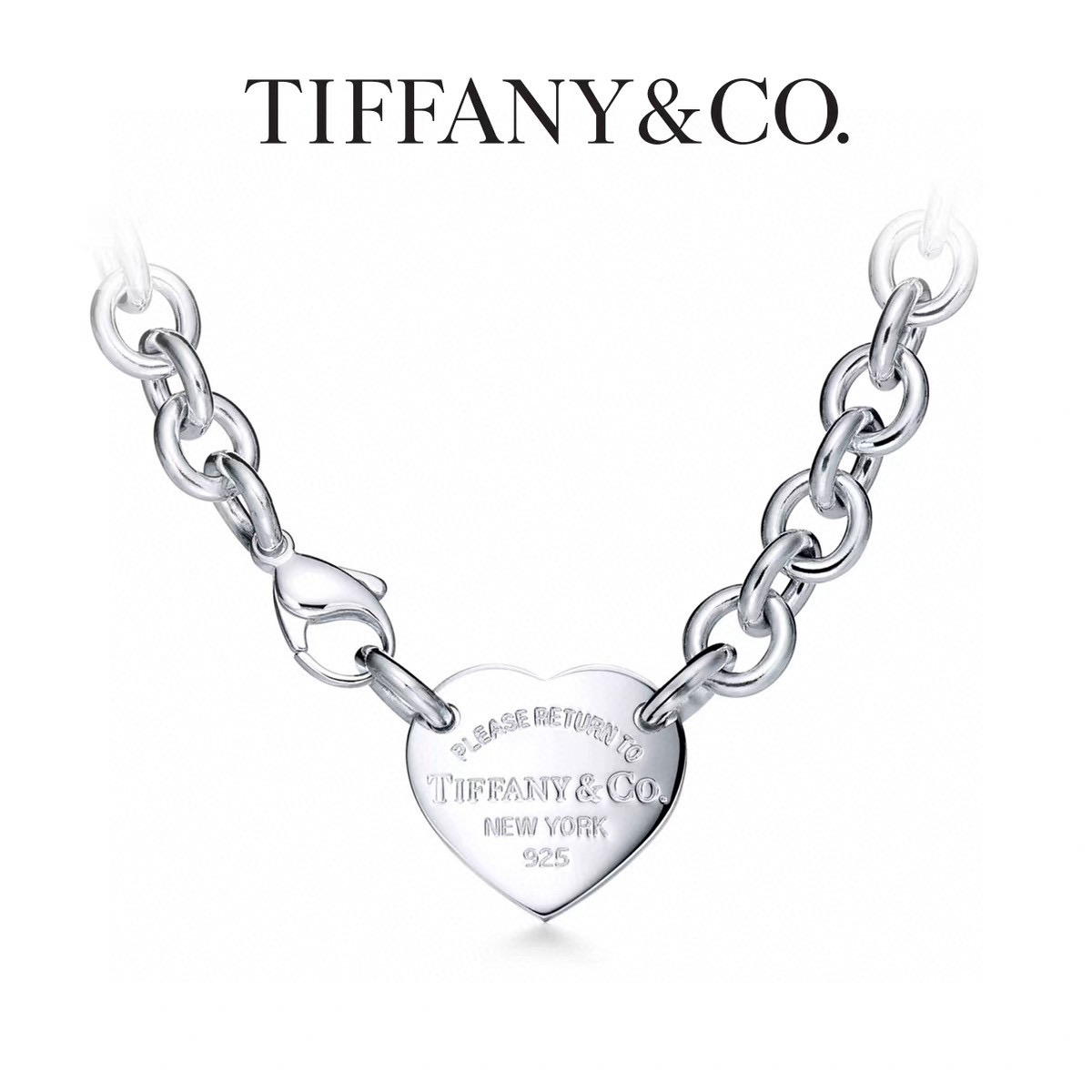 NO:113527,Genuine new Tiffany necklace TIFFNY&CO. Counter Seiko Silver Version The same style as the stars Retro and old style Original reproduction Pure handmade authentic fashion essential for opening molds and fashion, both men and women can wear it, couples style same style, rock punk silver style, trendy and versatile, same style on the official website, fine jewelry, tiffany, necklace19860909正品新款蒂芙尼项链 TIFFNY&CO. 专柜精工银版本 明星同款 复古做旧风 原版复刻 纯手工打造 正品开模潮流时尚必备 男女均可佩戴 情侣款同款 摇滚朋克银风格 潮流百搭 官网同款,饰品精品,tiffany,necklace,Jewelry