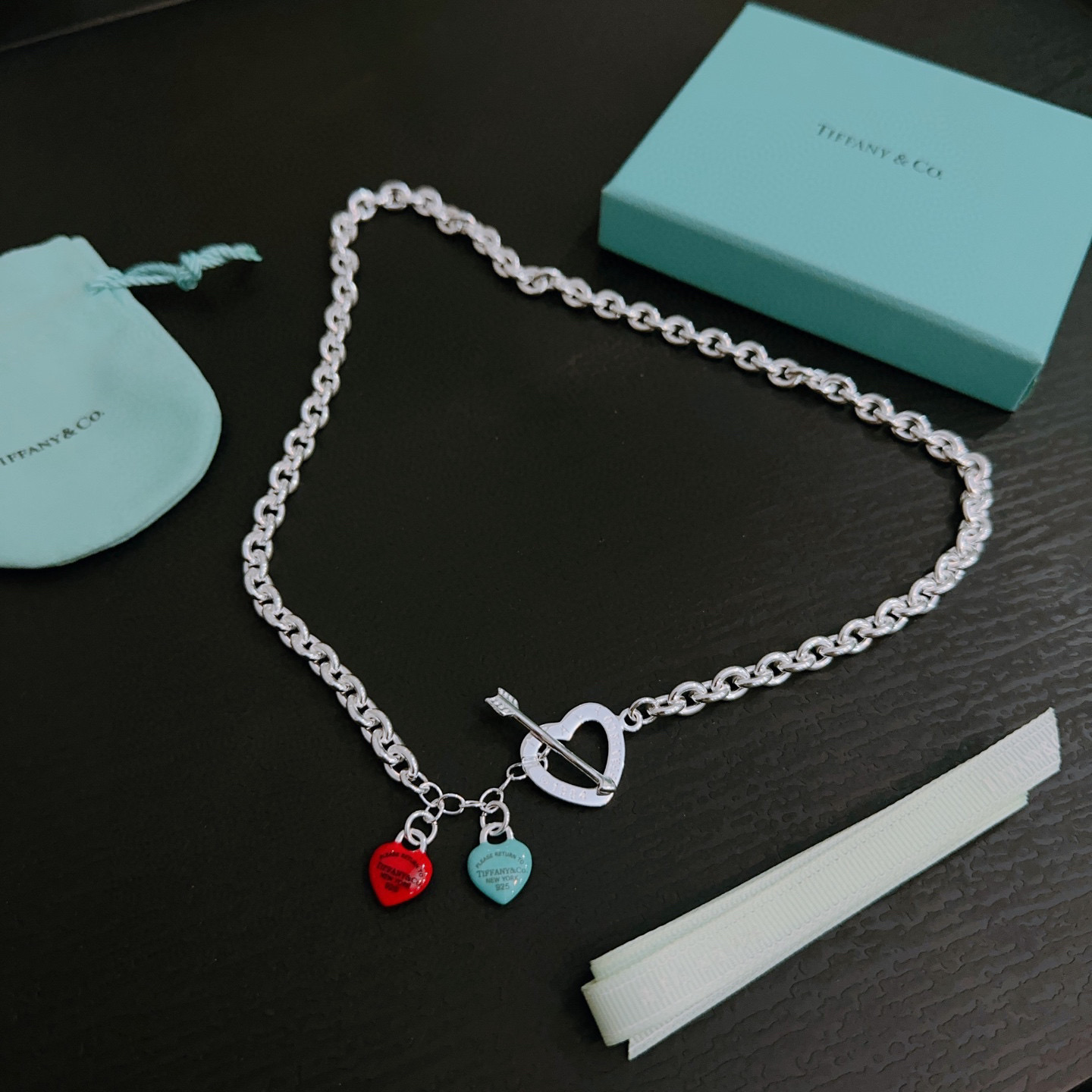 NO:114633,Genuine new Tiffany necklace TIFFNY&CO. The counter Seiko silver version has the same style as the stars, retro and old style, original reproduction, purely handmade, authentic fashion essential for opening molds, both men and women can wear, couples have the same style as the rock punk silver style, trendy and versatile, the same style as the official website (55cm), jewelry boutique, tiffany, necklace19860909正品新款蒂芙尼项链 TIFFNY&CO. 专柜精工银版本明星同款 复古做旧风 原版复刻 纯手工打造 ～正品开模潮流时尚必备 男女均可佩戴 情侣款同款 摇滚朋克银风格 潮流百搭 官网同款（55cm）,饰品精品,tiffany,necklace,Jewelry