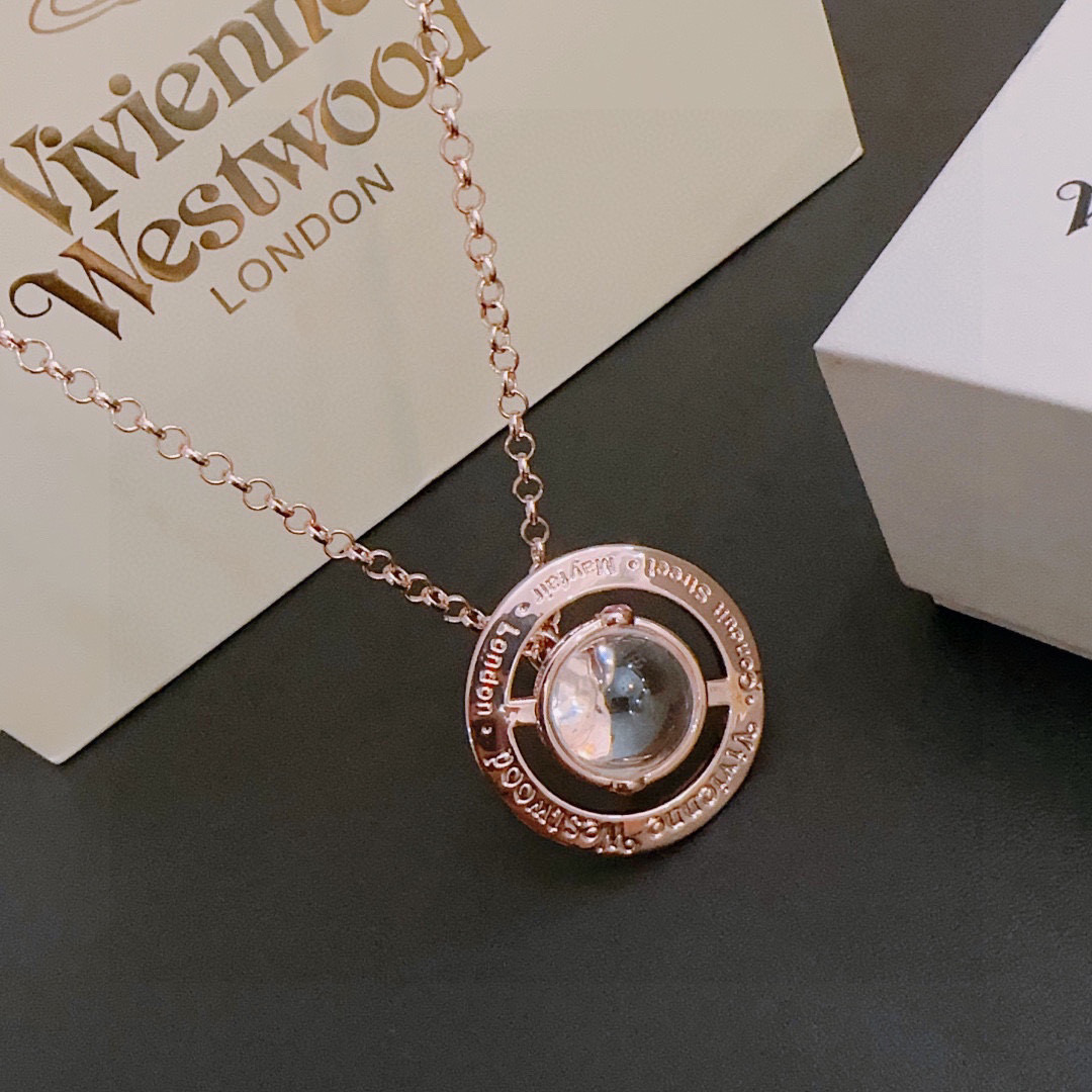      𝐕𝐢𝐯𝐢𝐞𝐧𝐧𝐞 𝐖𝐞𝐬𝐭𝐰𝐨𝐨𝐝🪐✨
经典大号土星项链（60cm）
项链vivienne w