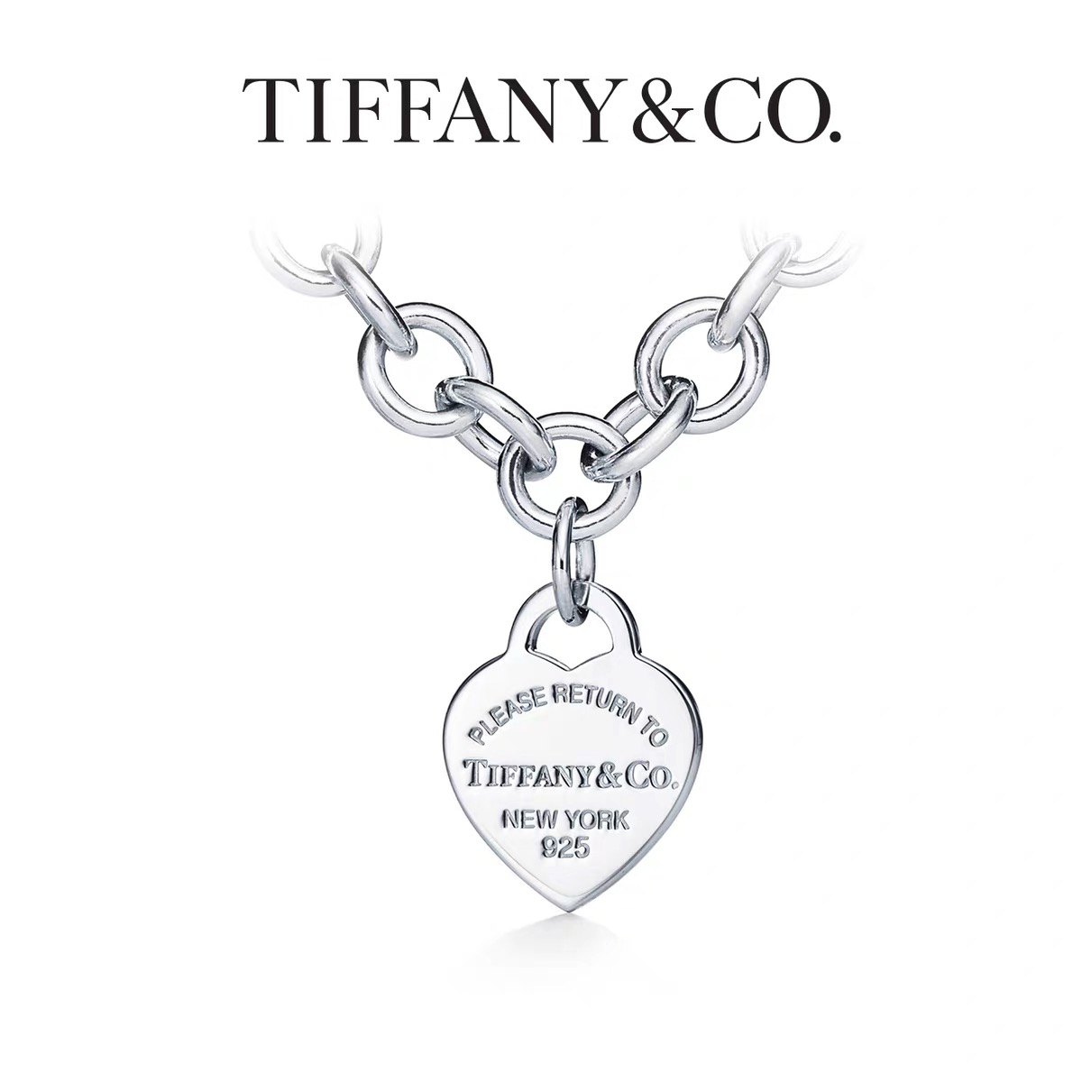   正品新款蒂芙尼项链🩵 TIFFNY&CO. 专柜精工银版本 明星同款 原版复刻 纯手工打造 正品开模
