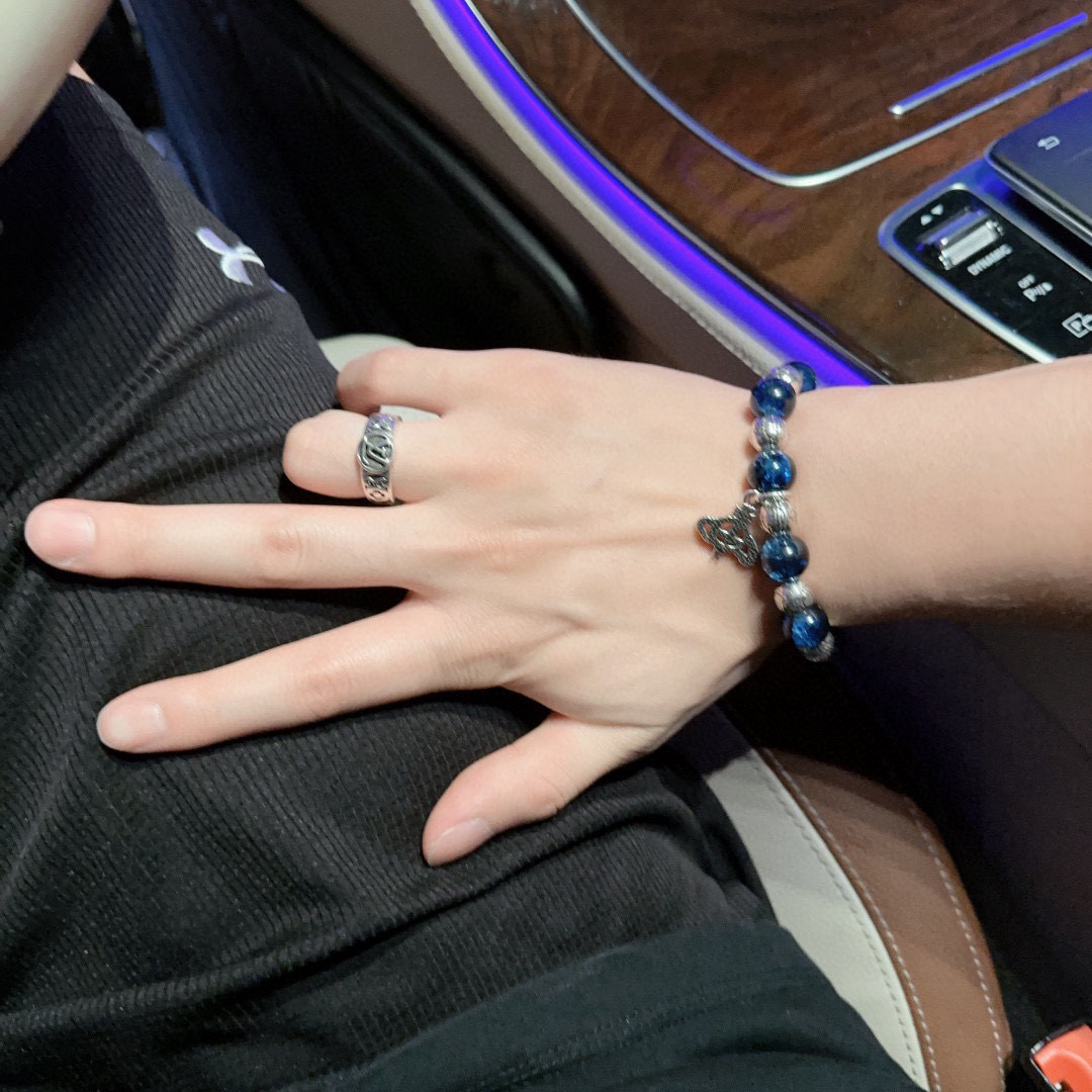    西太后专柜精工版本 多元素天然石玛瑙泰银风格手链 明星同款 复古做旧风 原版复刻 纯手工打造 ～正