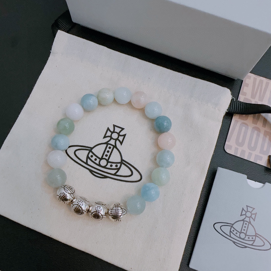    西太后专柜精工版本 多元素天然石玛瑙泰银风格手链 明星同款 复古做旧风 原版复刻 纯手工打造 ～正