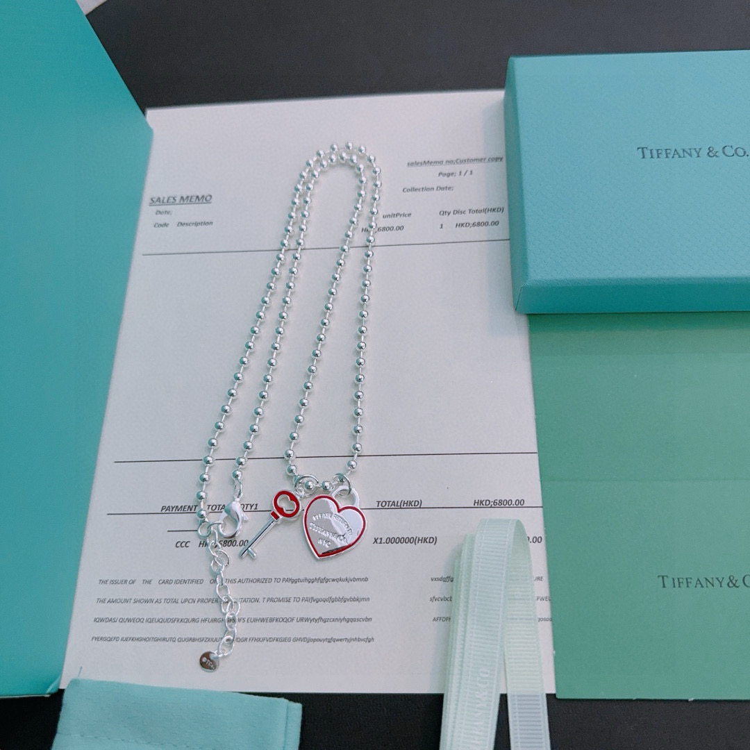   蒂芙尼🩵 TIFFNY&CO. 专柜精工银版本   明星同款 复古做旧风 原版复刻 纯手工打造 ～正