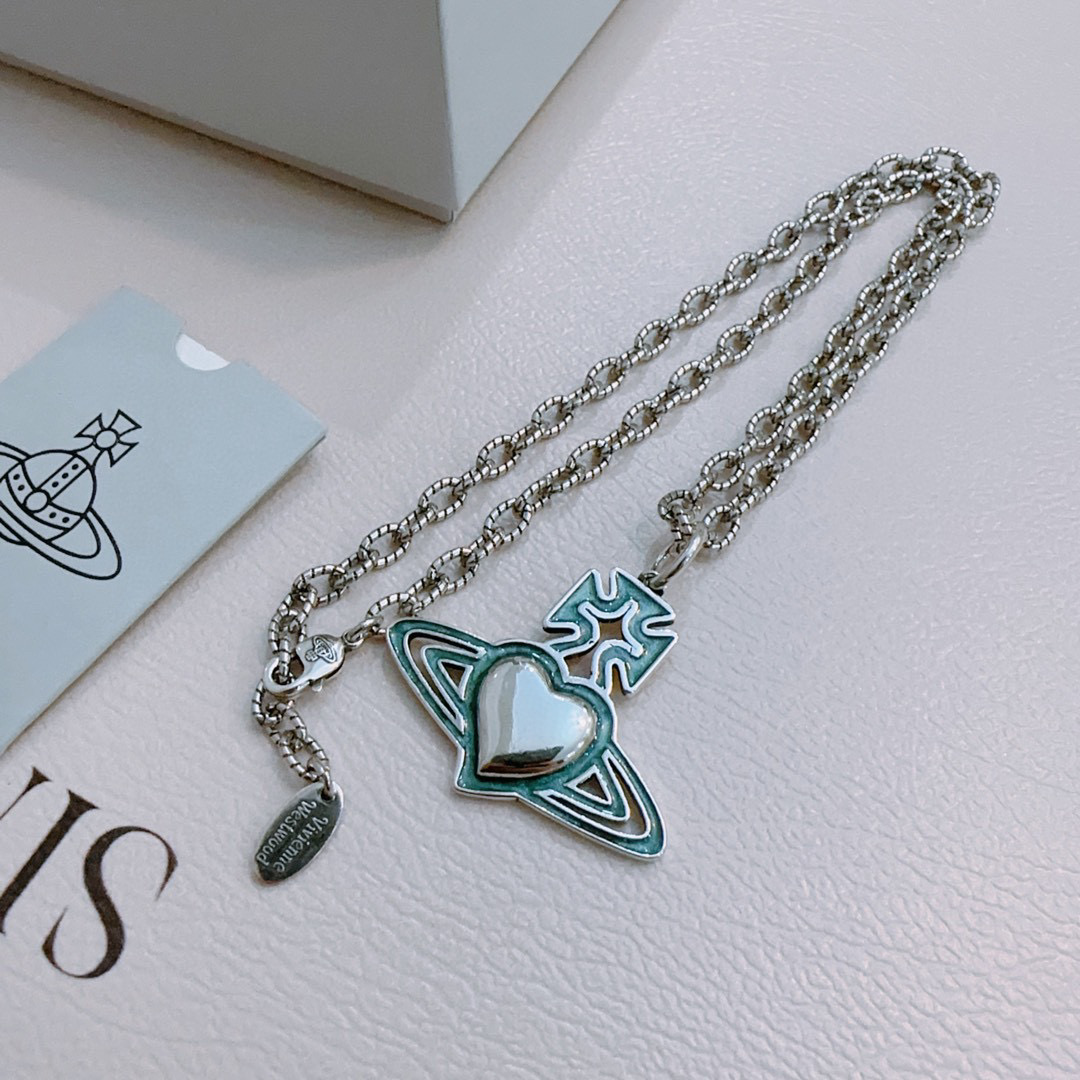      𝐕𝐢𝐯𝐢𝐞𝐧𝐧𝐞 𝐖𝐞𝐬𝐭𝐰𝐨𝐨𝐝🪐✨（45cm）
高品质经典大土星项链男女同款
项链vivi