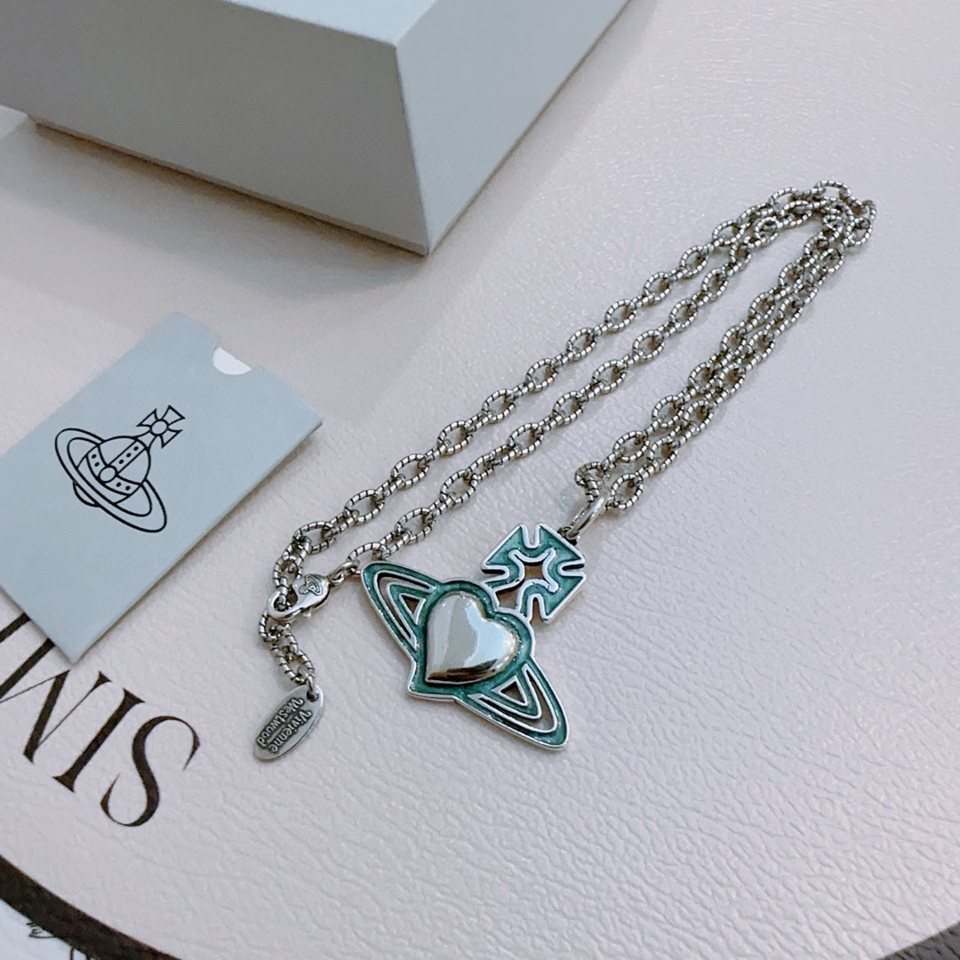      𝐕𝐢𝐯𝐢𝐞𝐧𝐧𝐞 𝐖𝐞𝐬𝐭𝐰𝐨𝐨𝐝🪐✨（45cm）
高品质经典大土星项链男女同款
项链vivi