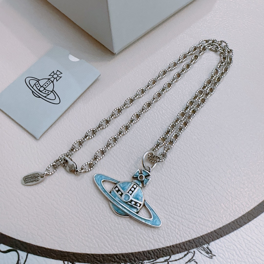      𝐕𝐢𝐯𝐢𝐞𝐧𝐧𝐞 𝐖𝐞𝐬𝐭𝐰𝐨𝐨𝐝🪐✨（45cm）
高品质经典大土星项链男女同款
项链vivi