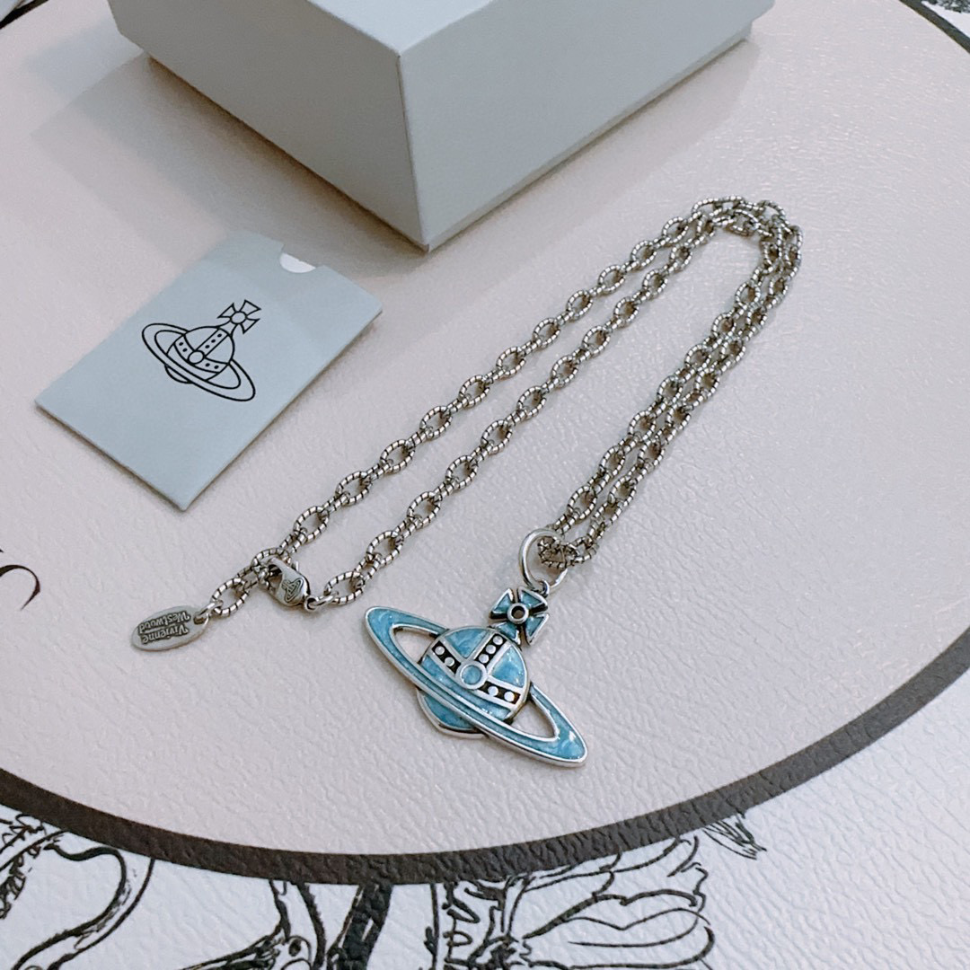      𝐕𝐢𝐯𝐢𝐞𝐧𝐧𝐞 𝐖𝐞𝐬𝐭𝐰𝐨𝐨𝐝🪐✨（45cm）
高品质经典大土星项链男女同款
项链vivi
