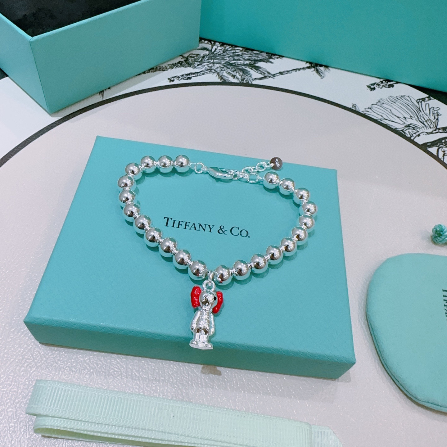   正品新款蒂芙尼手链🩵 TIFFNY&CO. 专柜精工银版本手链   明星同款 复古做旧风 原版复刻 